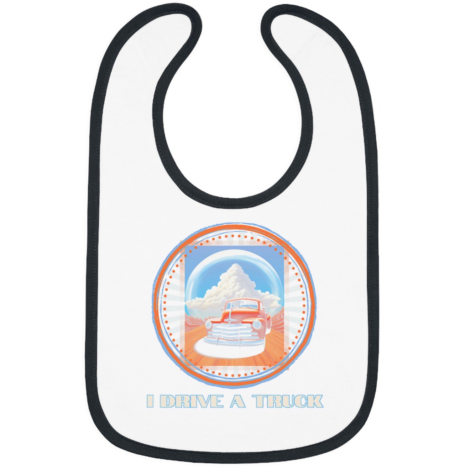 I Drive a Truck Bibs