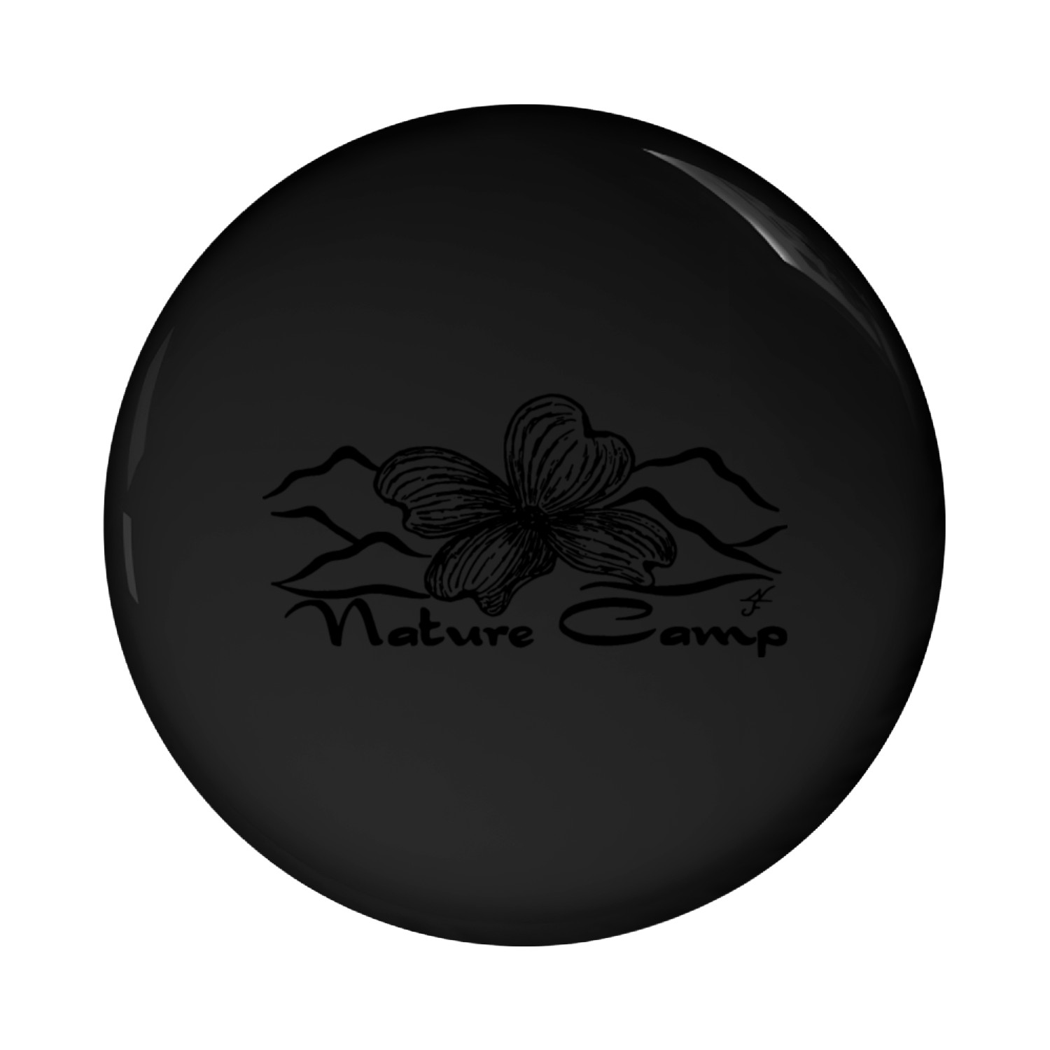 Nature Camp Logo Pin Buttons