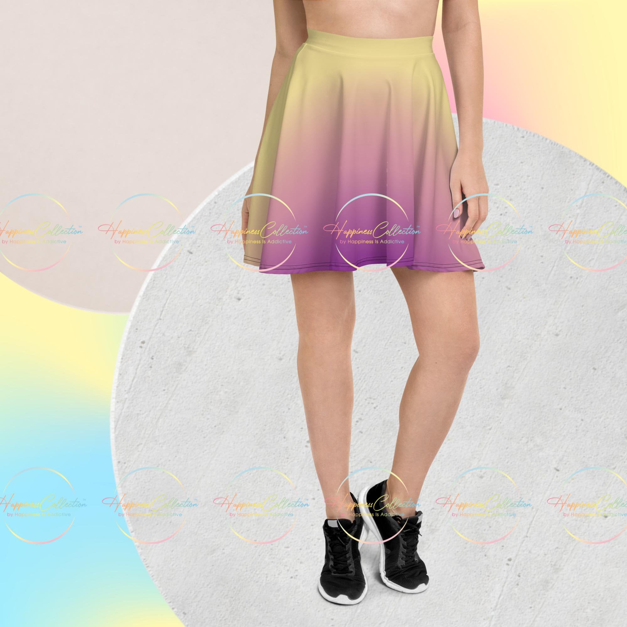 Padme Pastel Elegance Women's Summer Skater Skirt