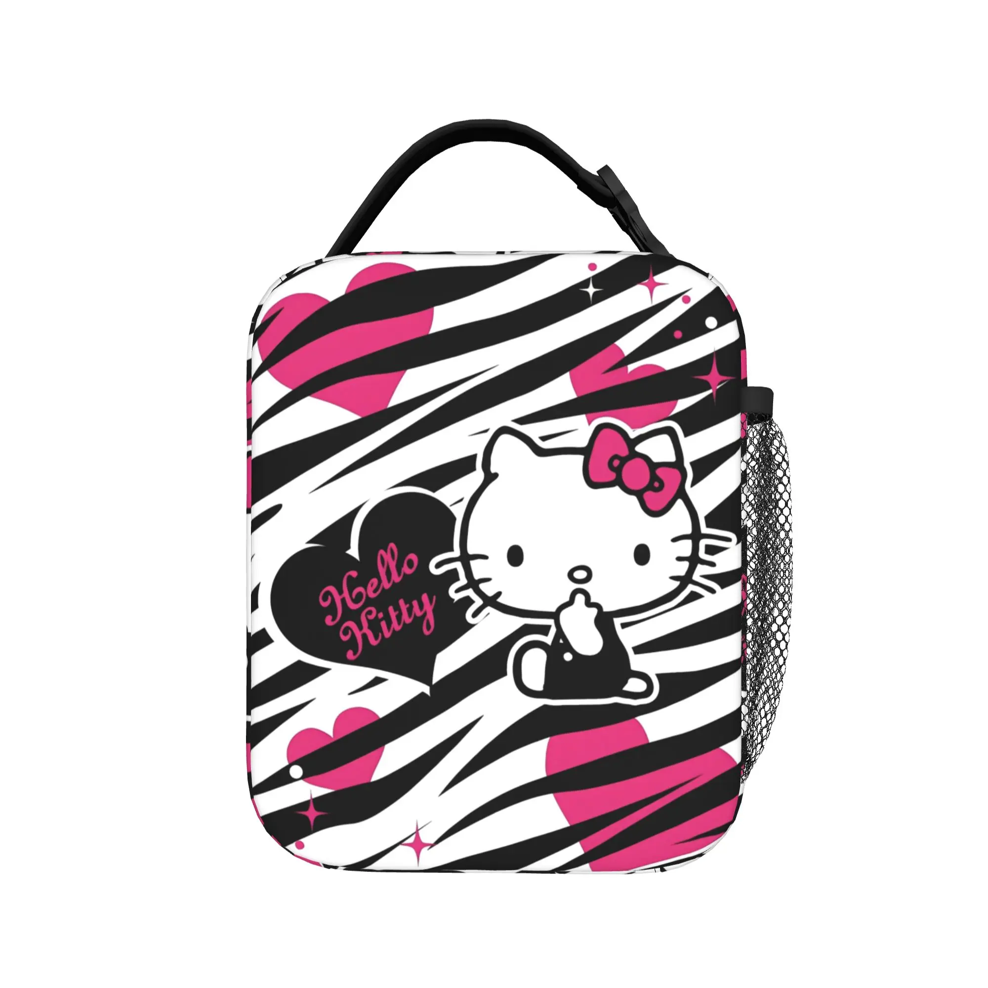 hellos kittys Merch Insulated Lunch Bag For School Food Box Portable Cooler Thermal Lunch Box