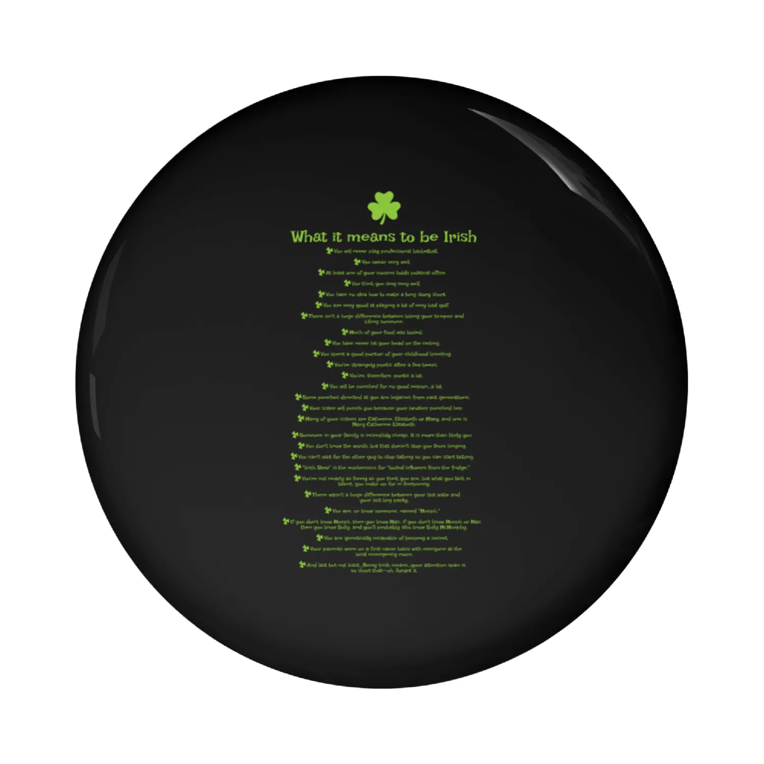 What it means to be Irish Pin Buttons