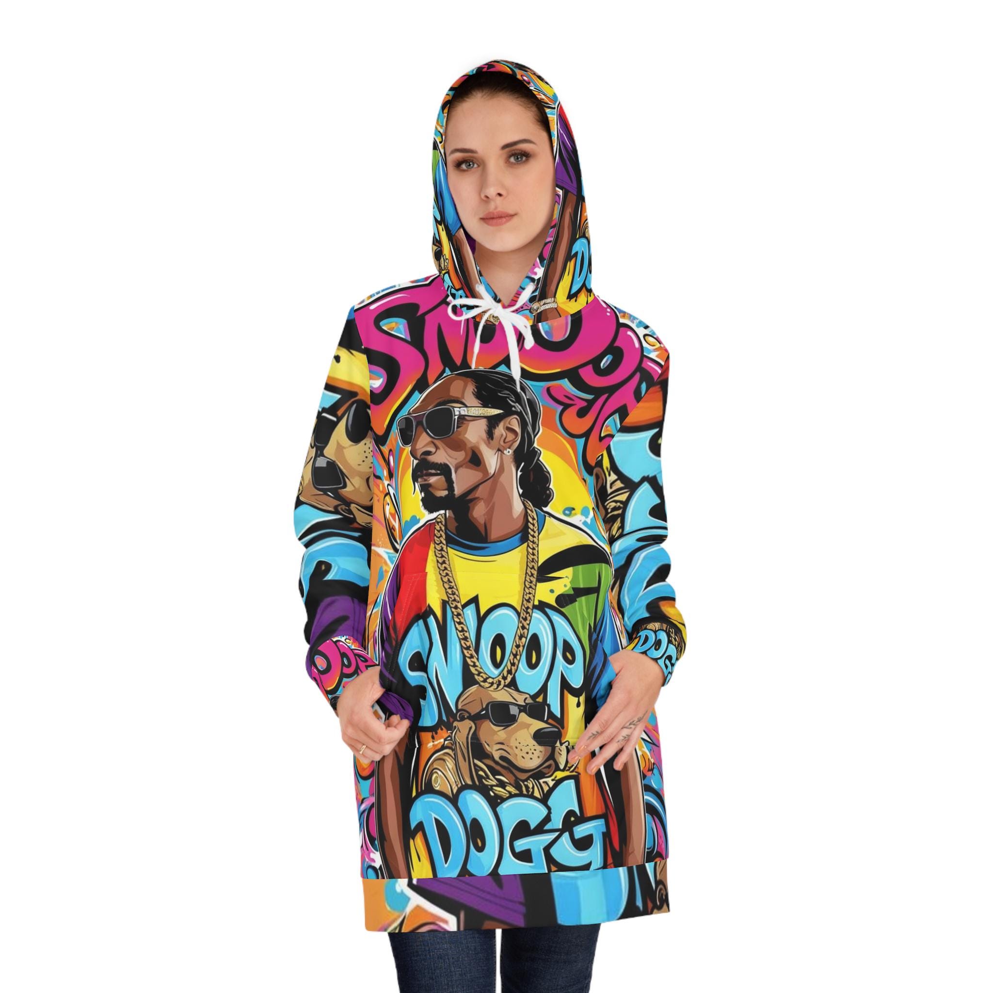 New Women's Hoodie Dress (AOP) sudadera con capucha hip hop