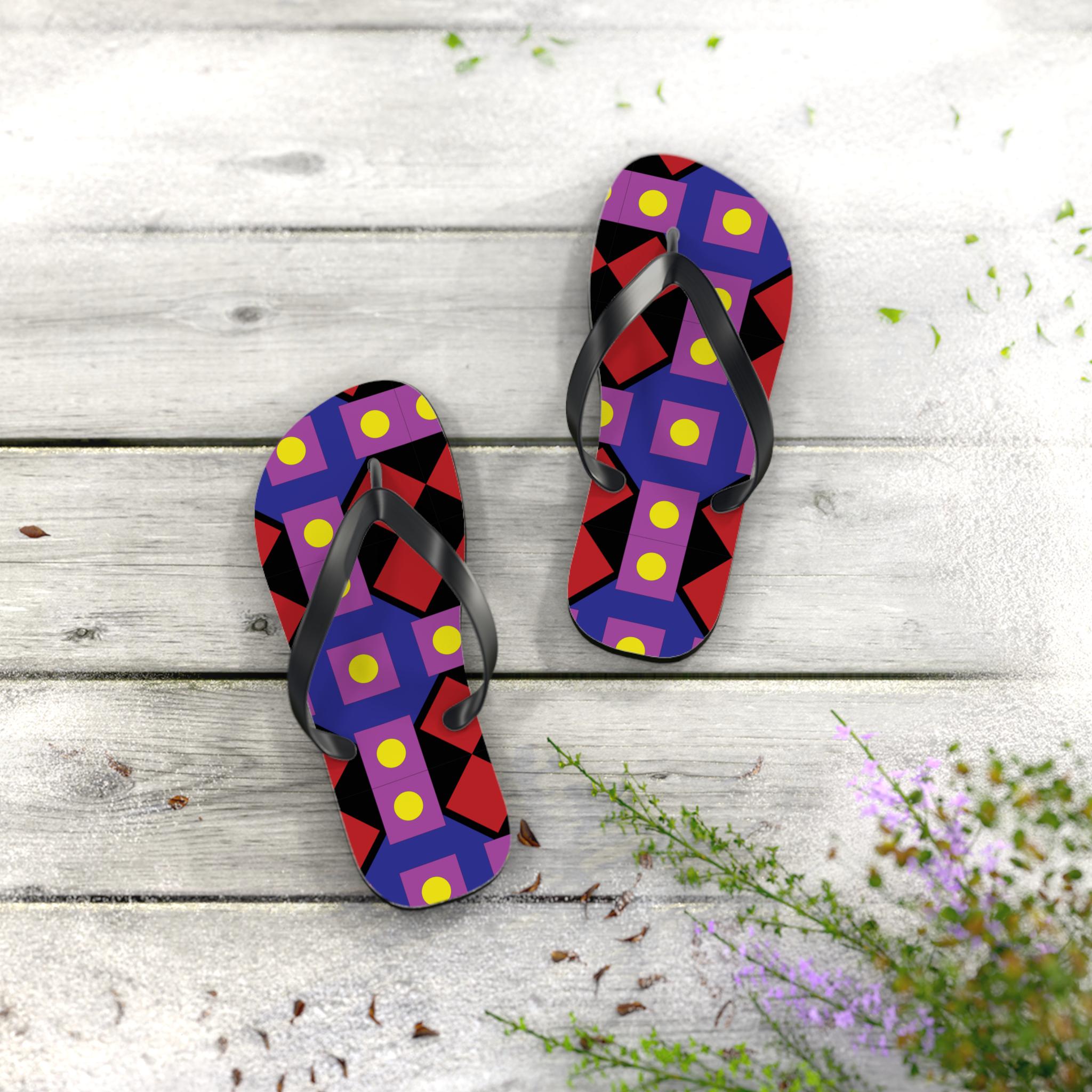 Shape Design Flip Flops