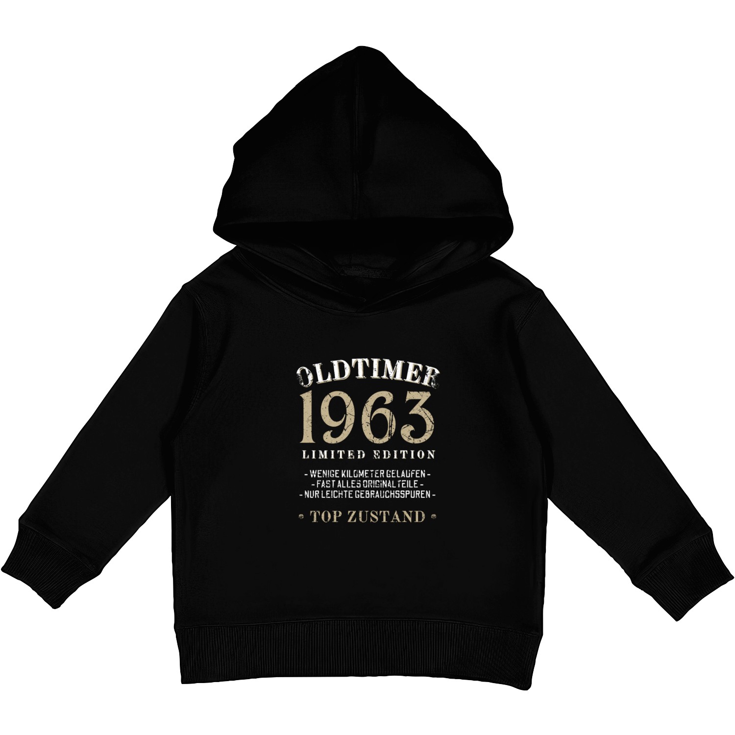 60th Birthday Vintage 1963 Kids Pullover Hoodies
