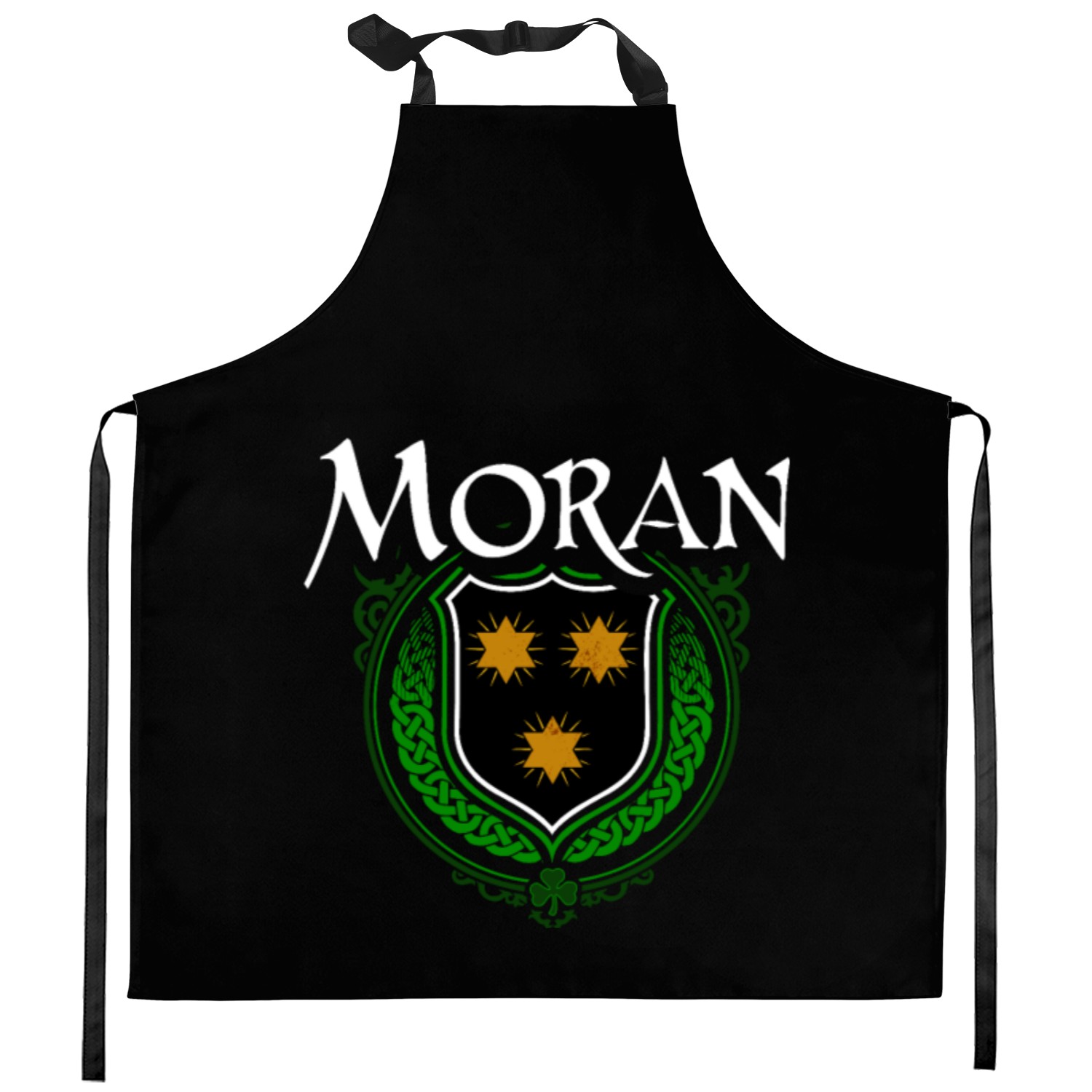 Moran Family Irish Coat of Arms Clan Crest Kitchen Aprons