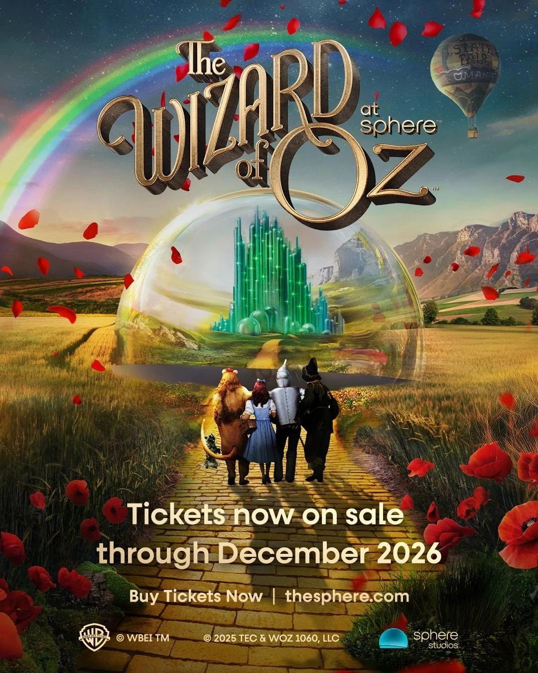The Wizard of Oz at Sphere Vertical Poster
