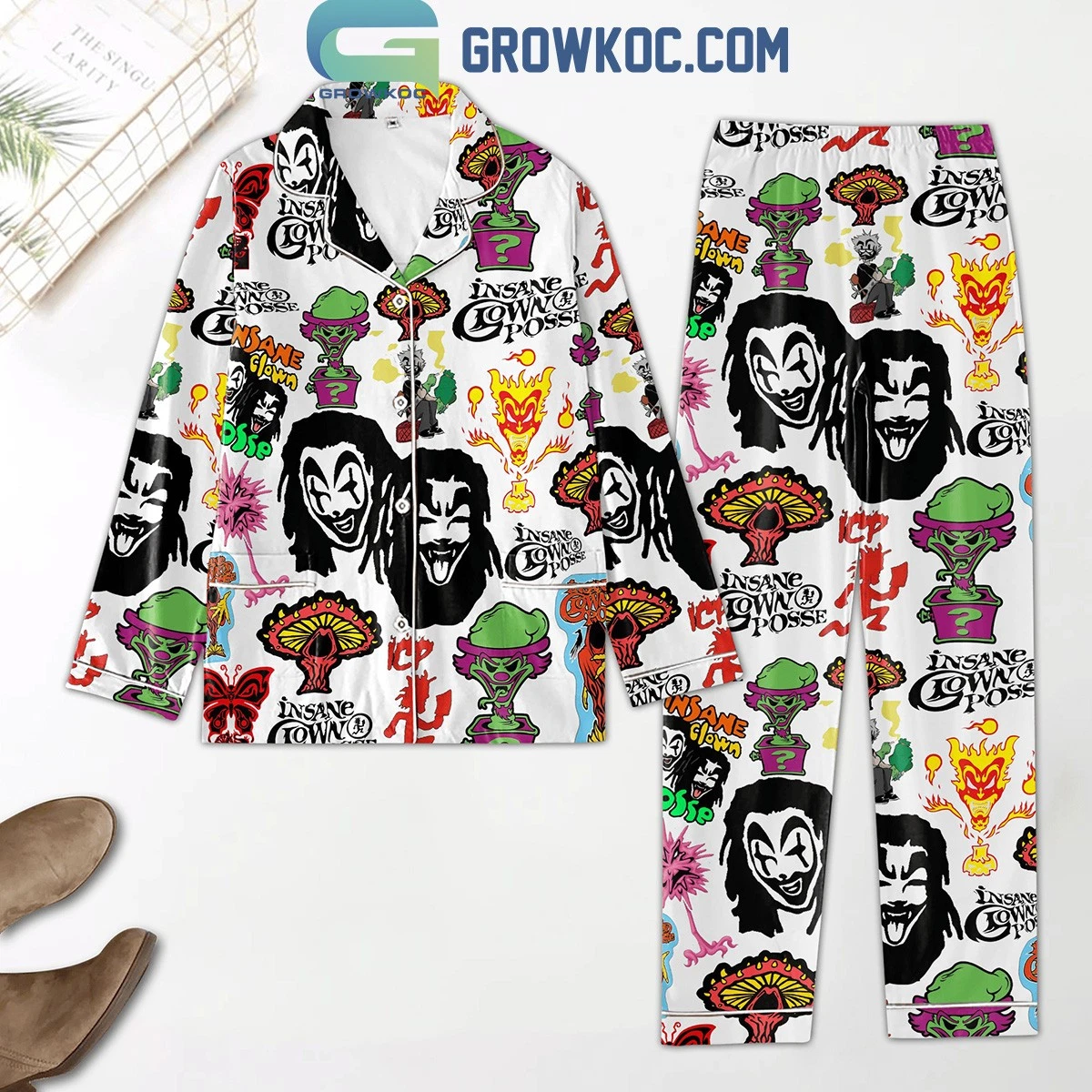 Insane Clown Posse Boogie Woogie Wu Fan Pajamas Set