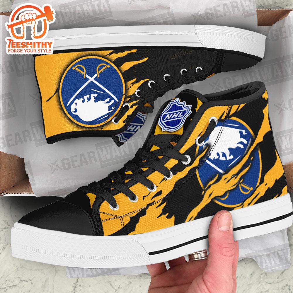 Buffalo Sabres High Top Shoes, Sneakers For Fans