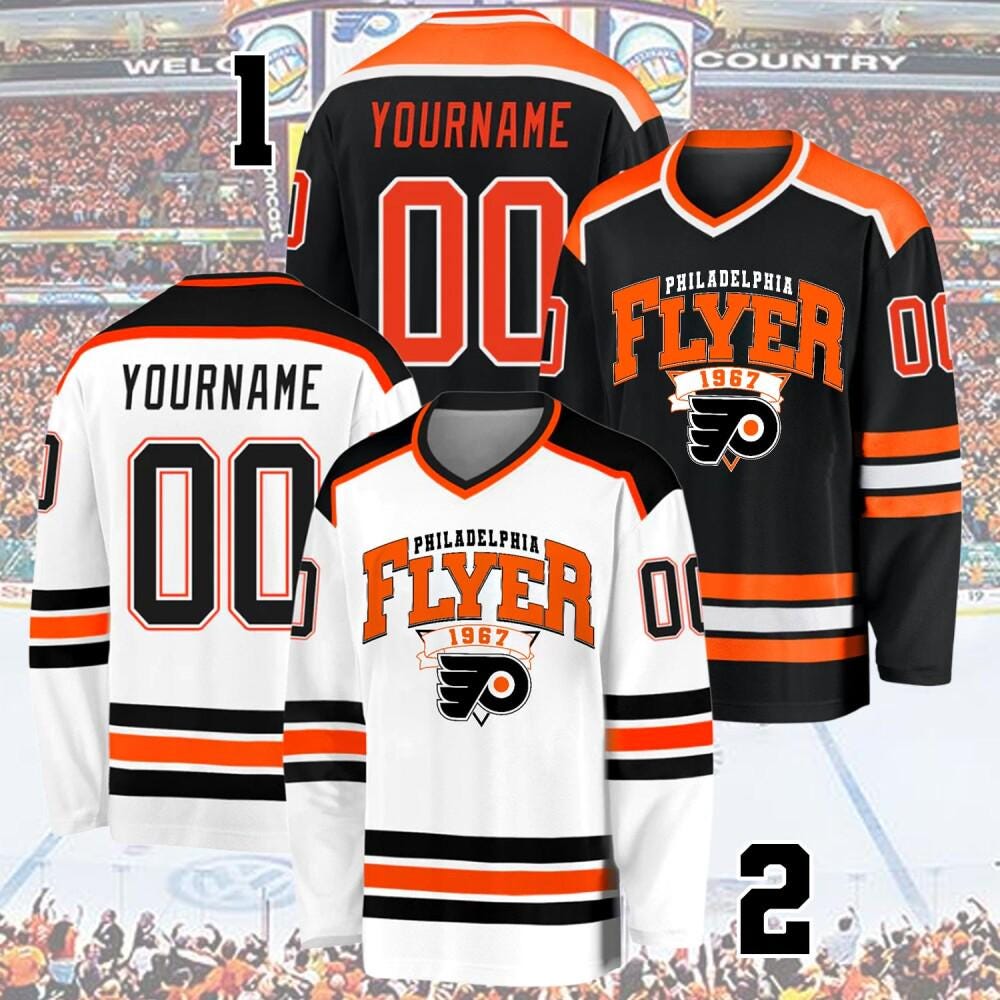 Personalized Philadelphia Hockey Team Jersey, Custom Flyers Jersey, Gift For Fan, Jersey For Men Women And Kids, Hockey Lovers