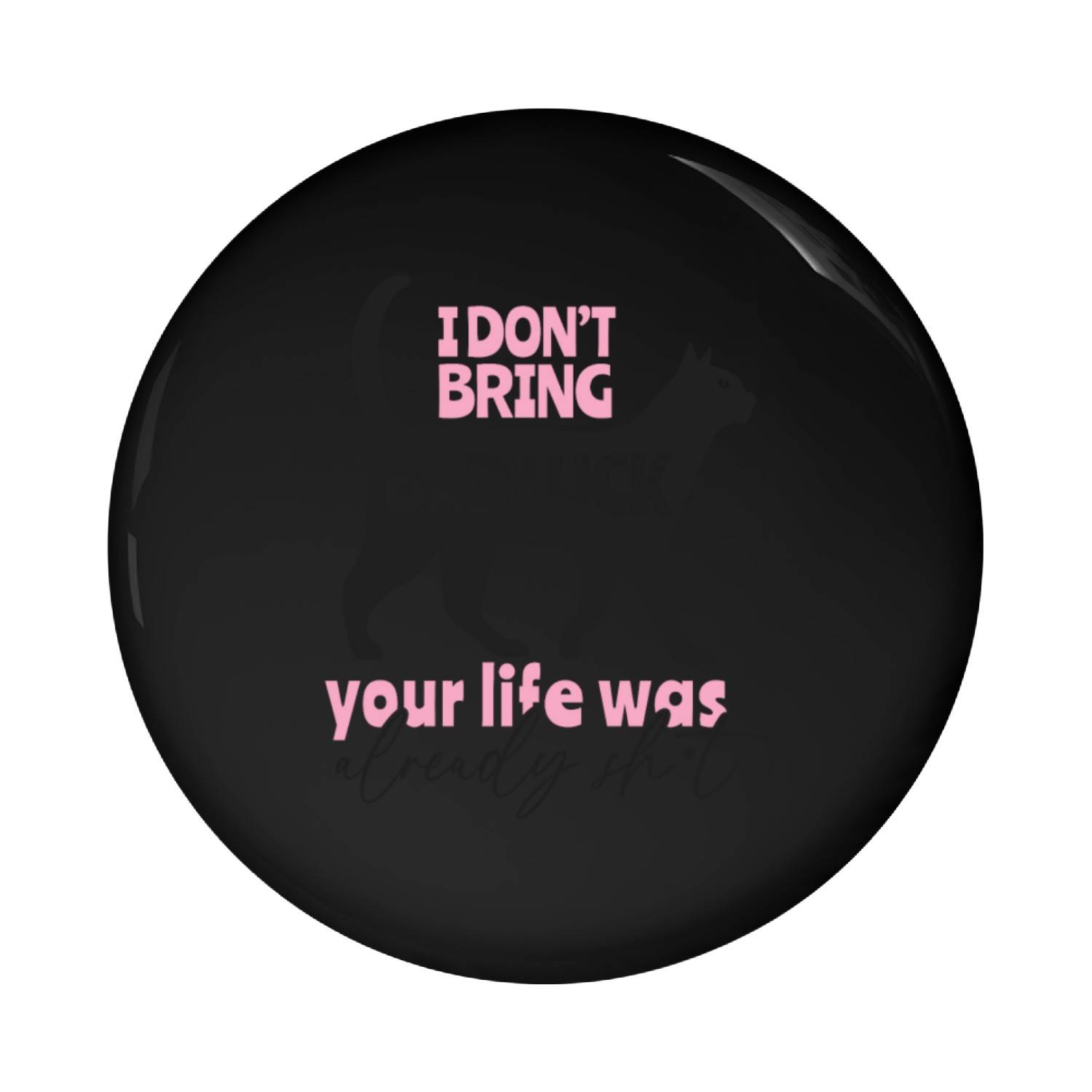 Bad Luck Pin Buttons