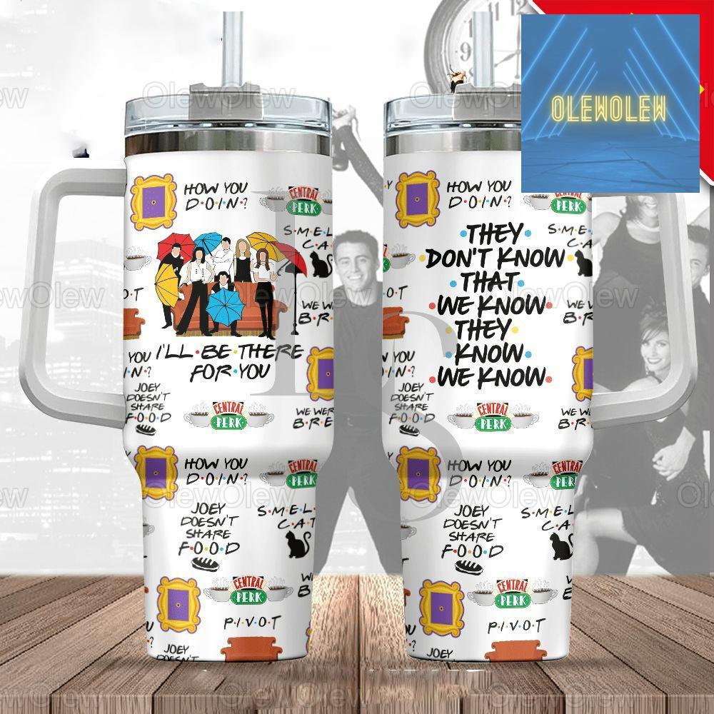 Friends Tumbler, Friends Movie Tumbler 40oz, Friends Coffee Tumbler