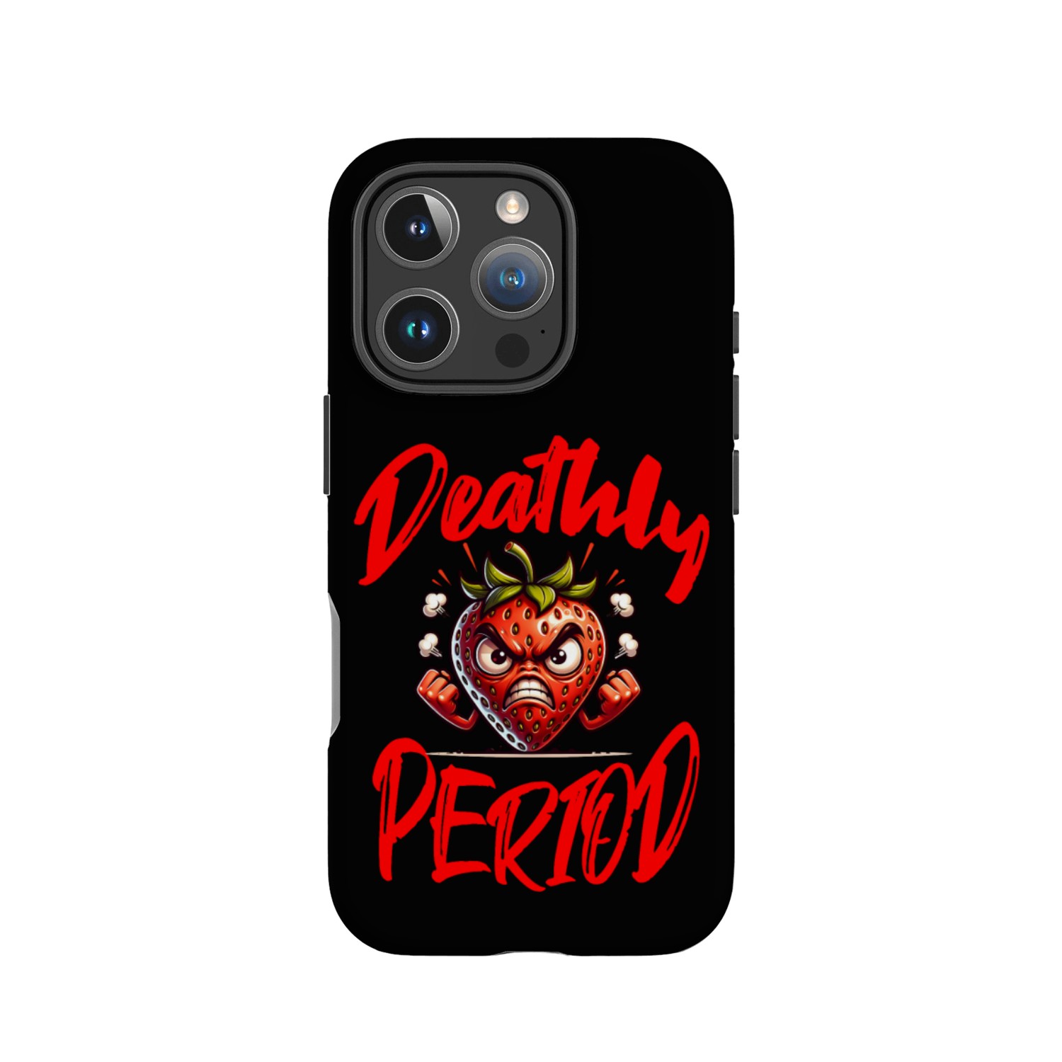 Deathly Period: Embrace Your Menstruation Journey IPhone Cases