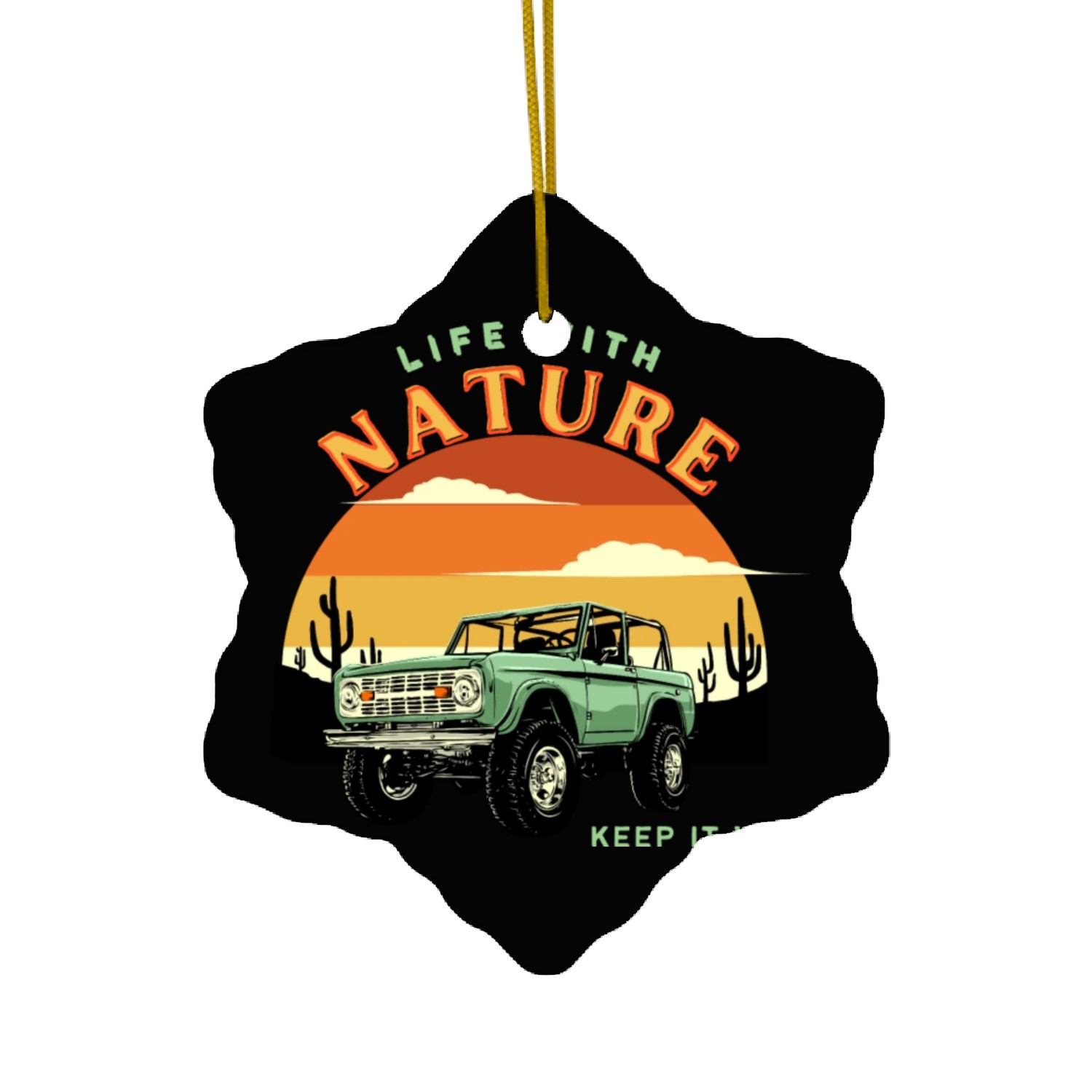 Life With Nature Ceramic Ornaments