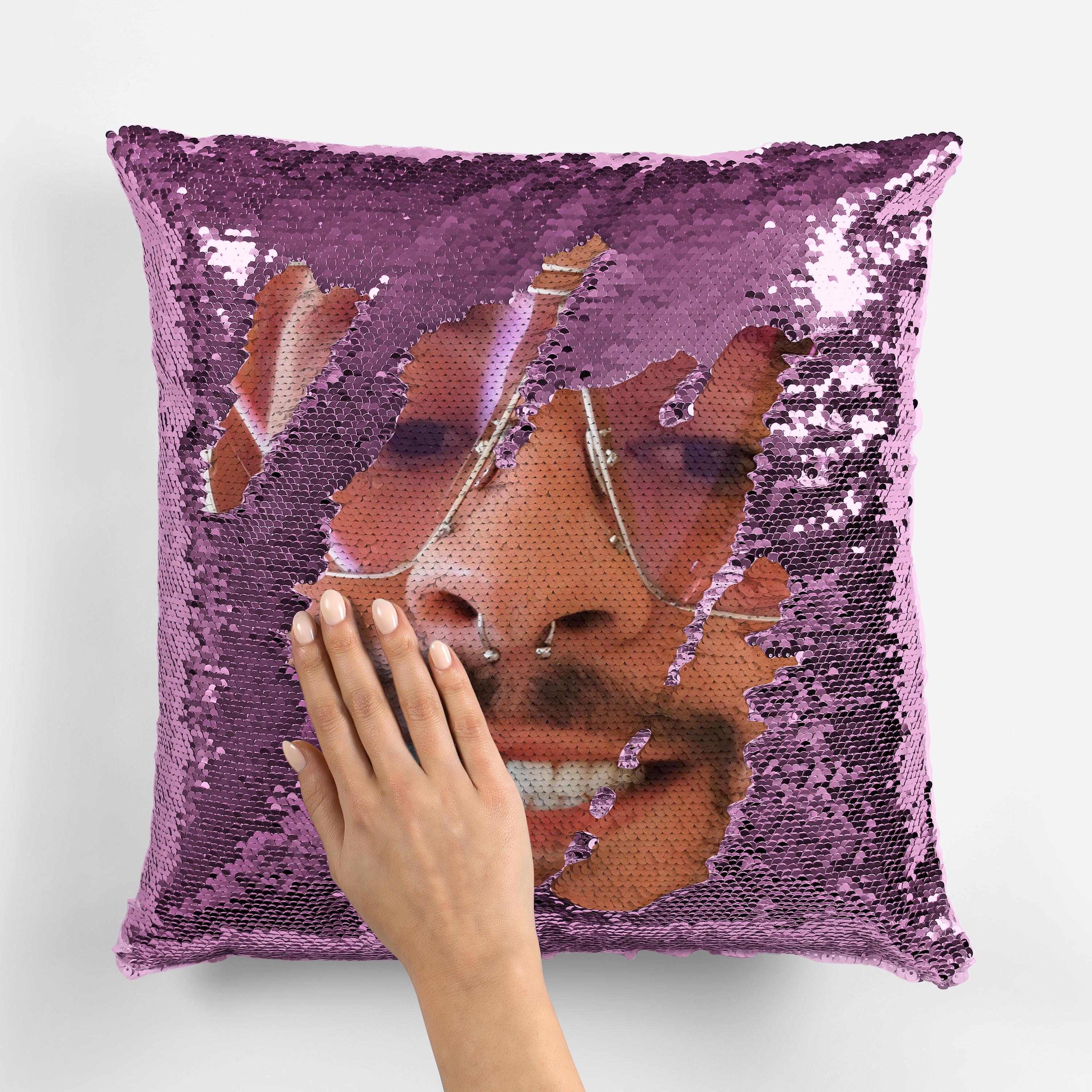 Bad Bunny - Fan Sequin Pillowcase