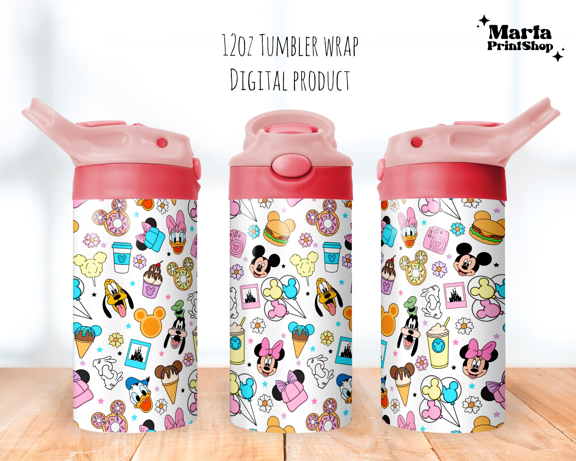 Magical Tumbler, Magical Snacks Sippy Cup 12oz, Flip Top Tumbler 12oz
