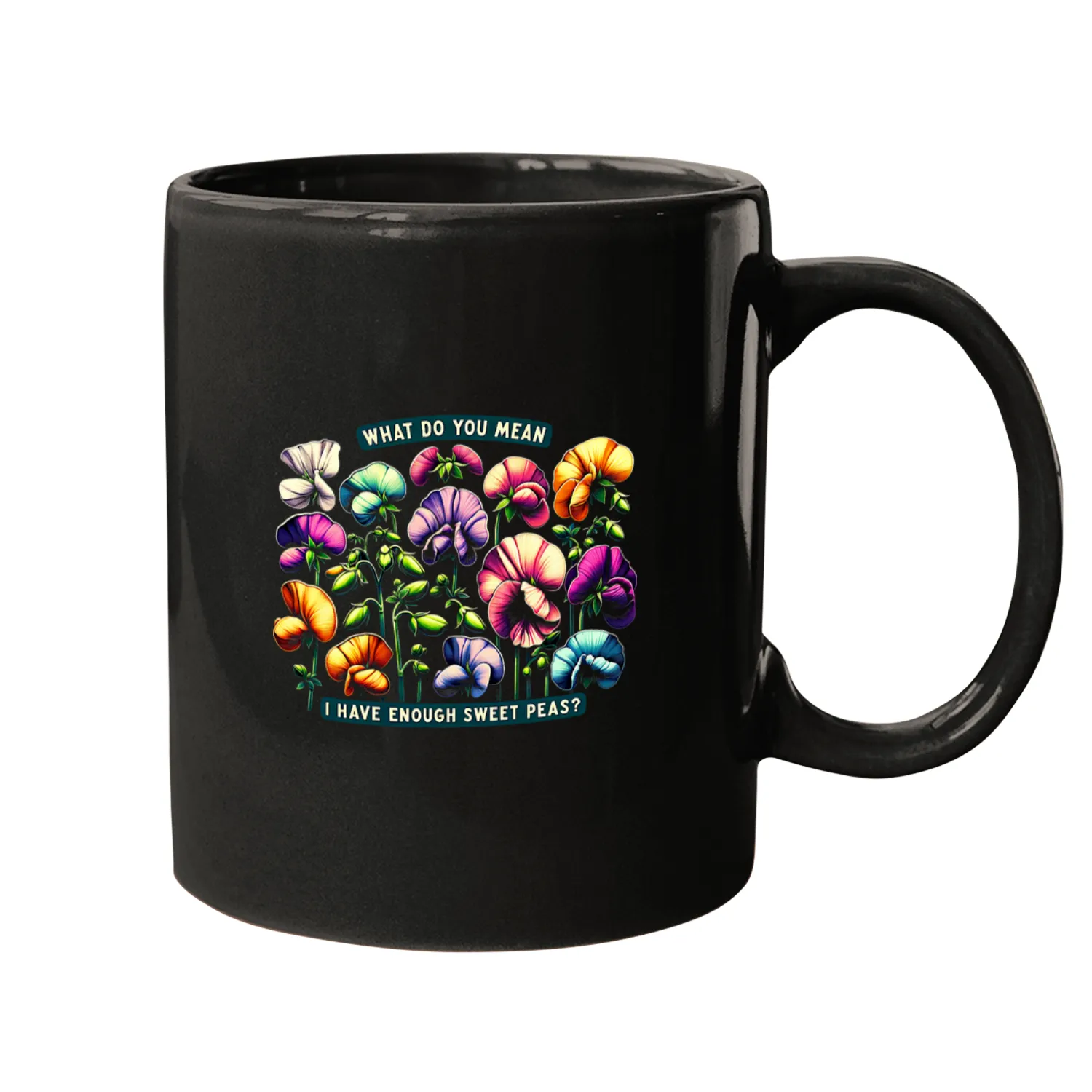 Gardening Tools and Seeds for Growing Sweet Peas Mugs