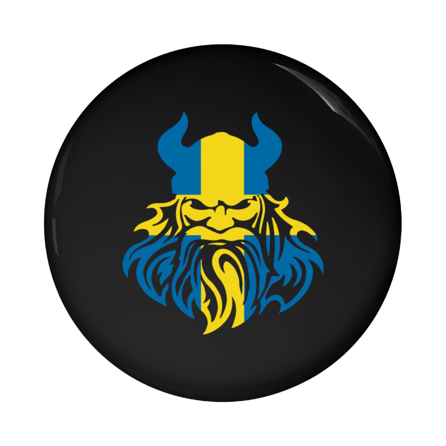 Swedish Viking Pin Buttons