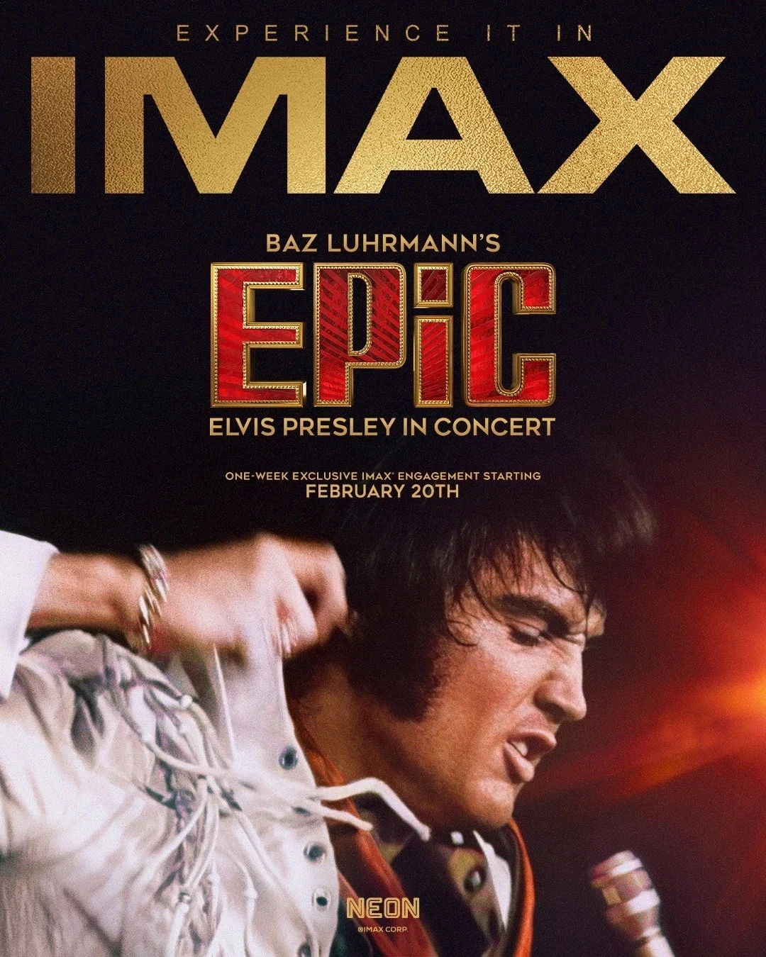 EPIC: Elvis Presley in Concert IMAX Poster