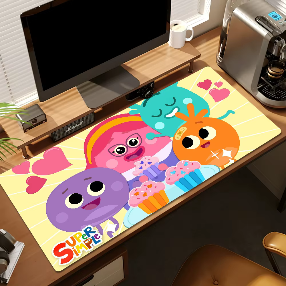 Mouse Cartoon Bumble Pad Large Desk Mat Keyboard PC Non-slip