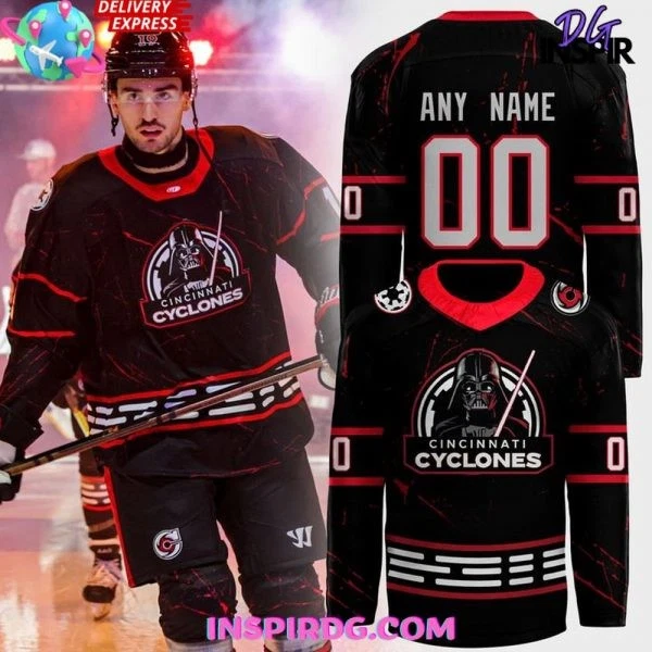 1Cincinnati Cyclones 2025 Star Wars Night Hockey Jersey