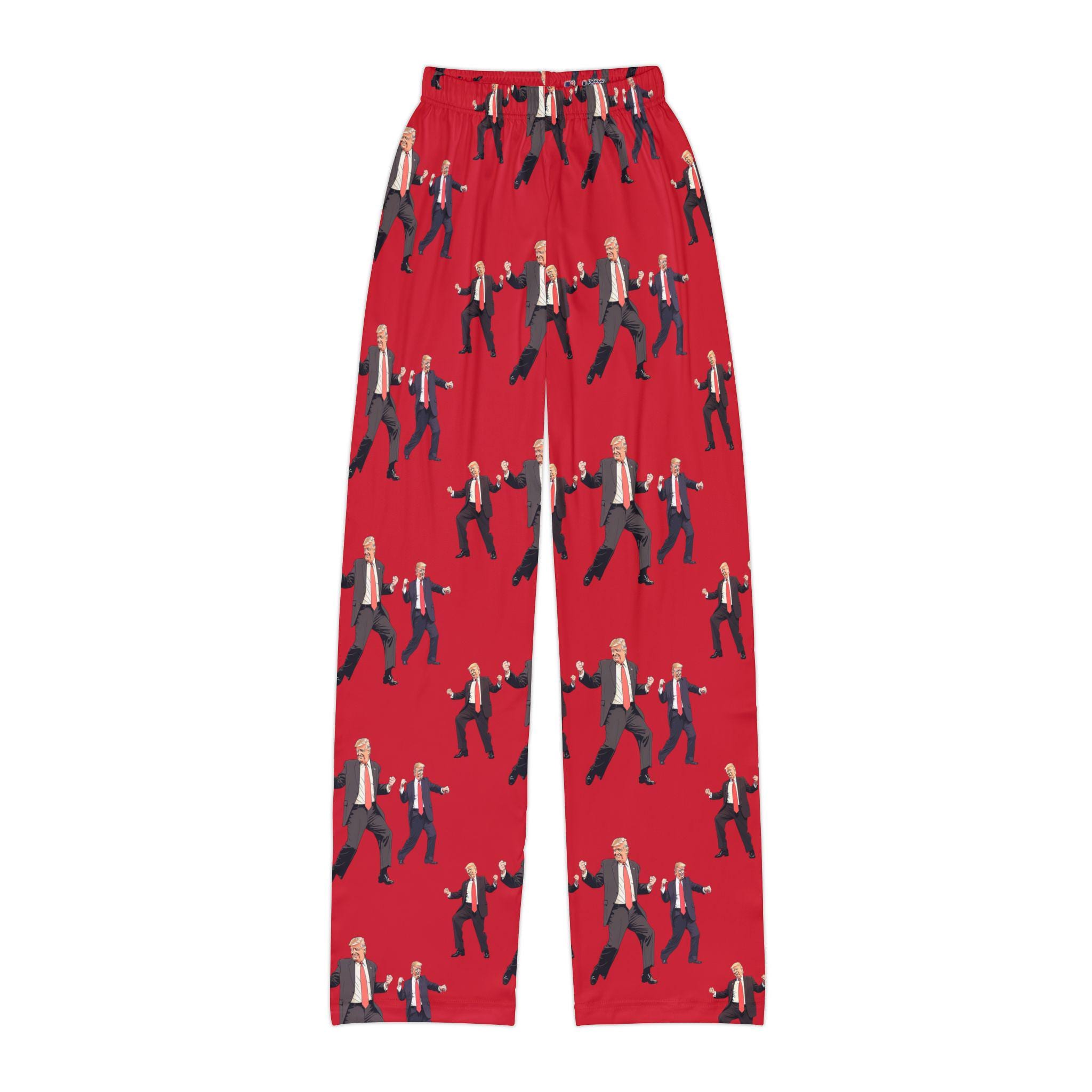 YOUTH TRUMP VICTORY Dance Pajama Pants, Whimsical Sleepwear, Playful Lounge Pants, Unique Gift for Kids, Comfortable Nightwear