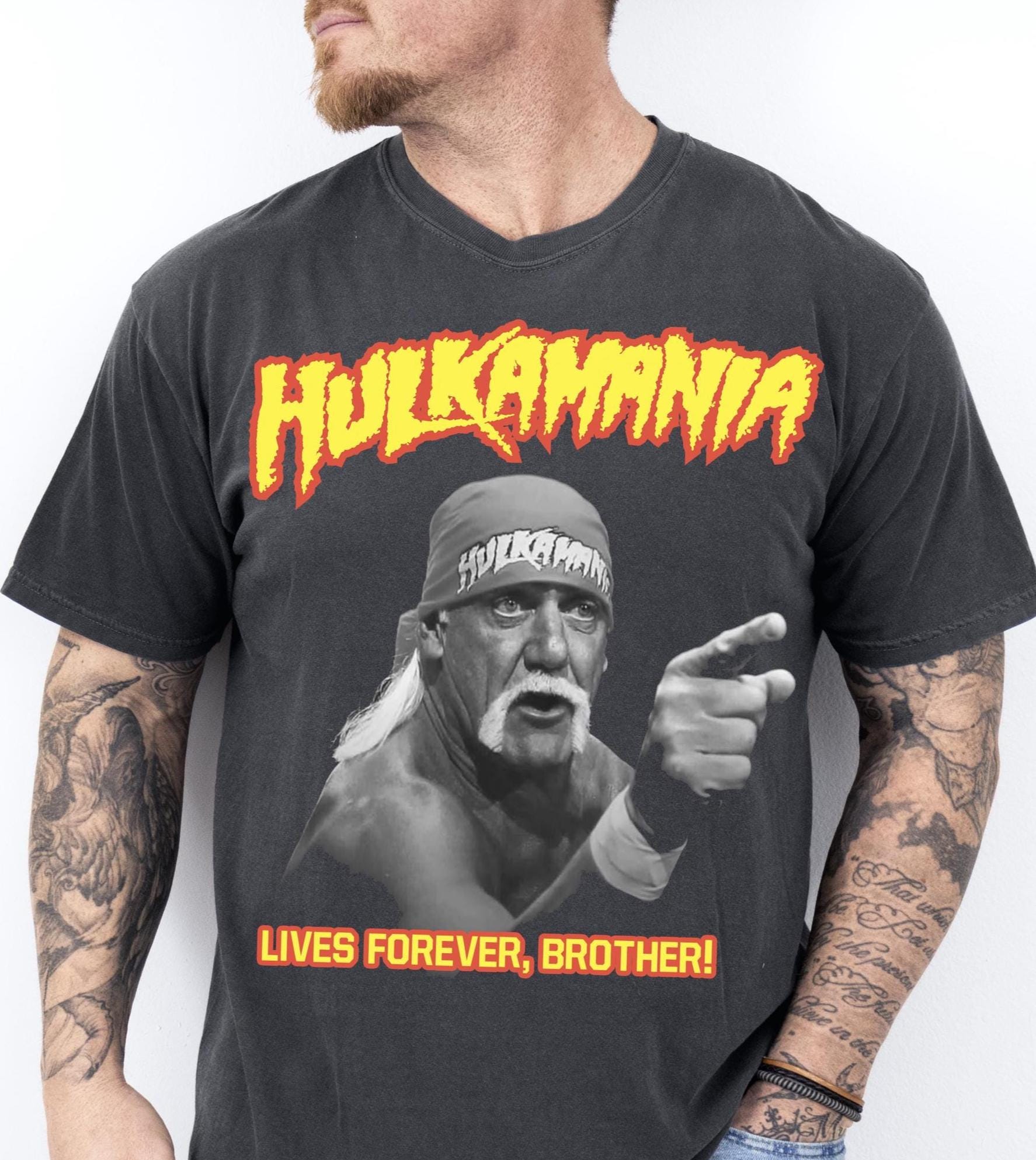 Hulk Hogan Tribute T-Shirt, RIP Hulk Hogan, Rest In Power Hulkamania Shirt