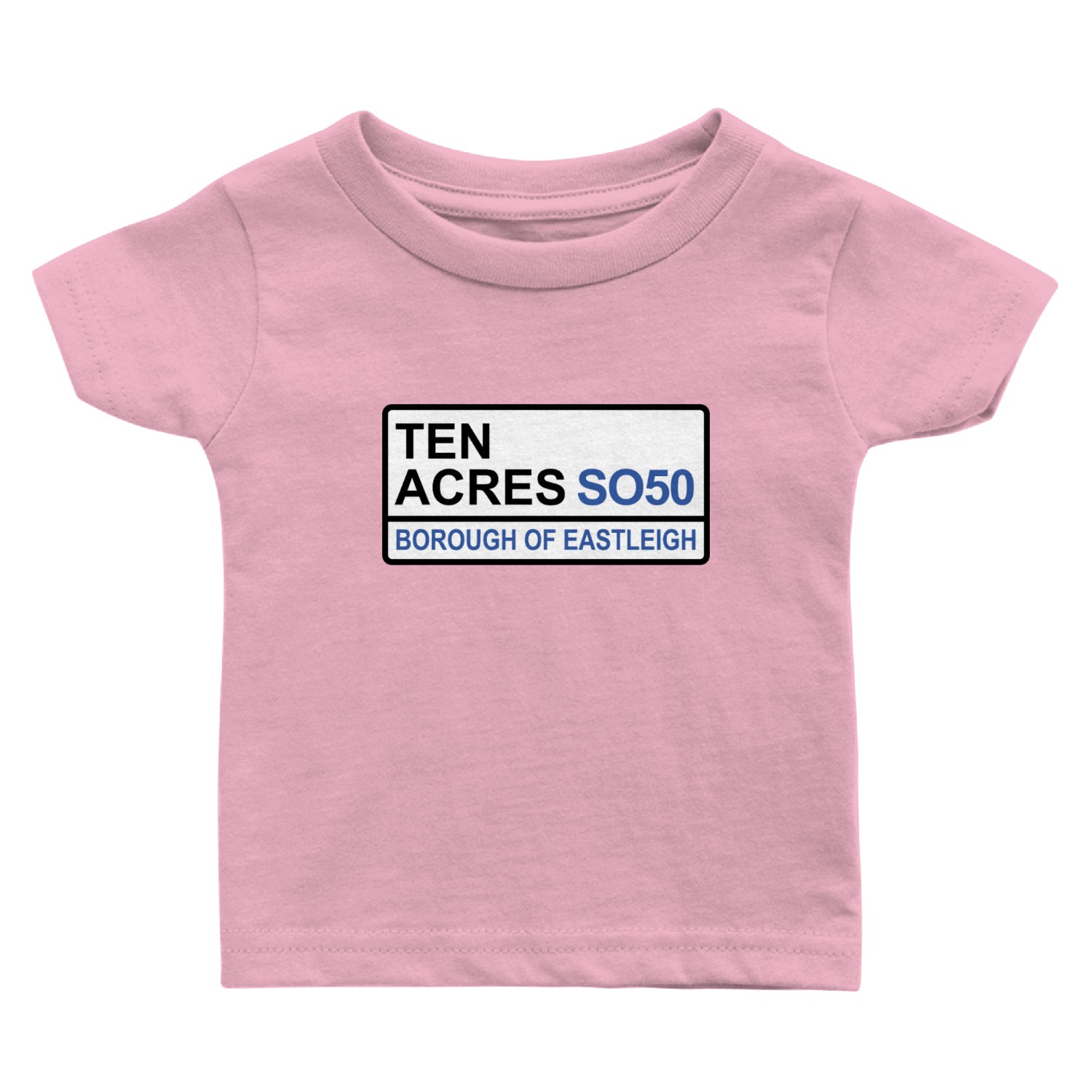 Eastleigh Ten Acres Iconic Street Sign Baby T Shirts