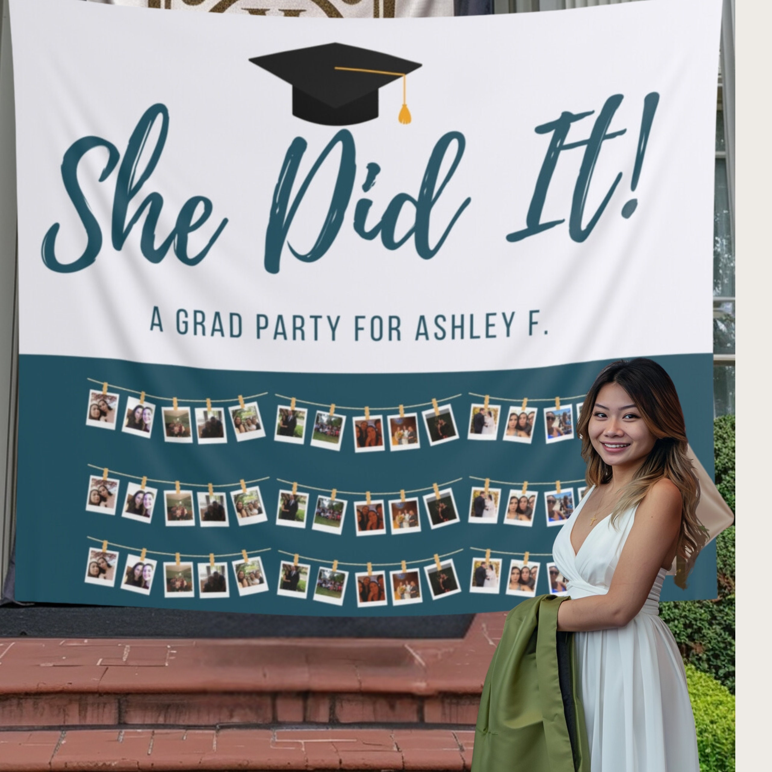 Custom Graduation Tapestries, Photo graduation Tapestries, Graduation Gift, Class off Tapestries