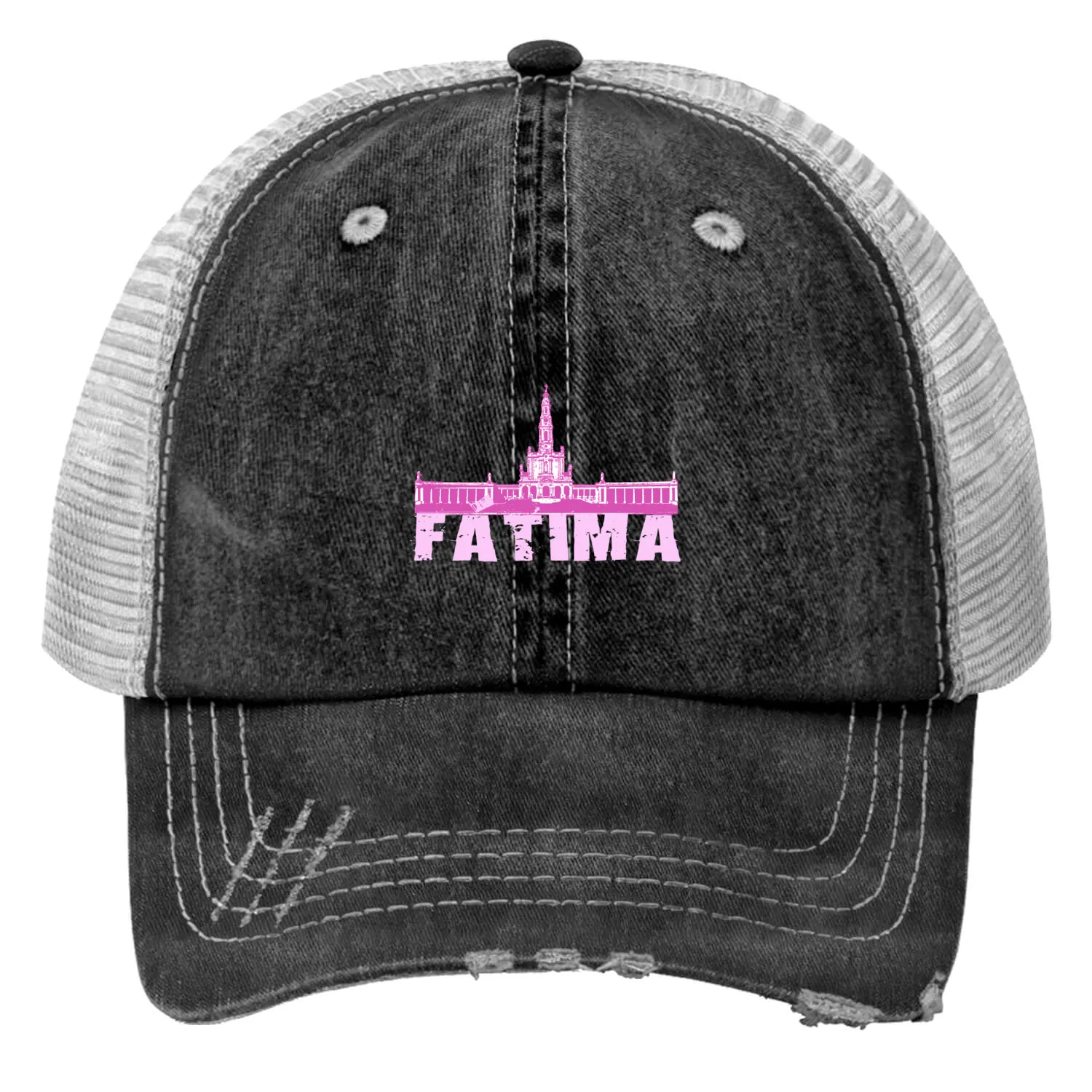 Sanctuary of Fátima Print Trucker Hats