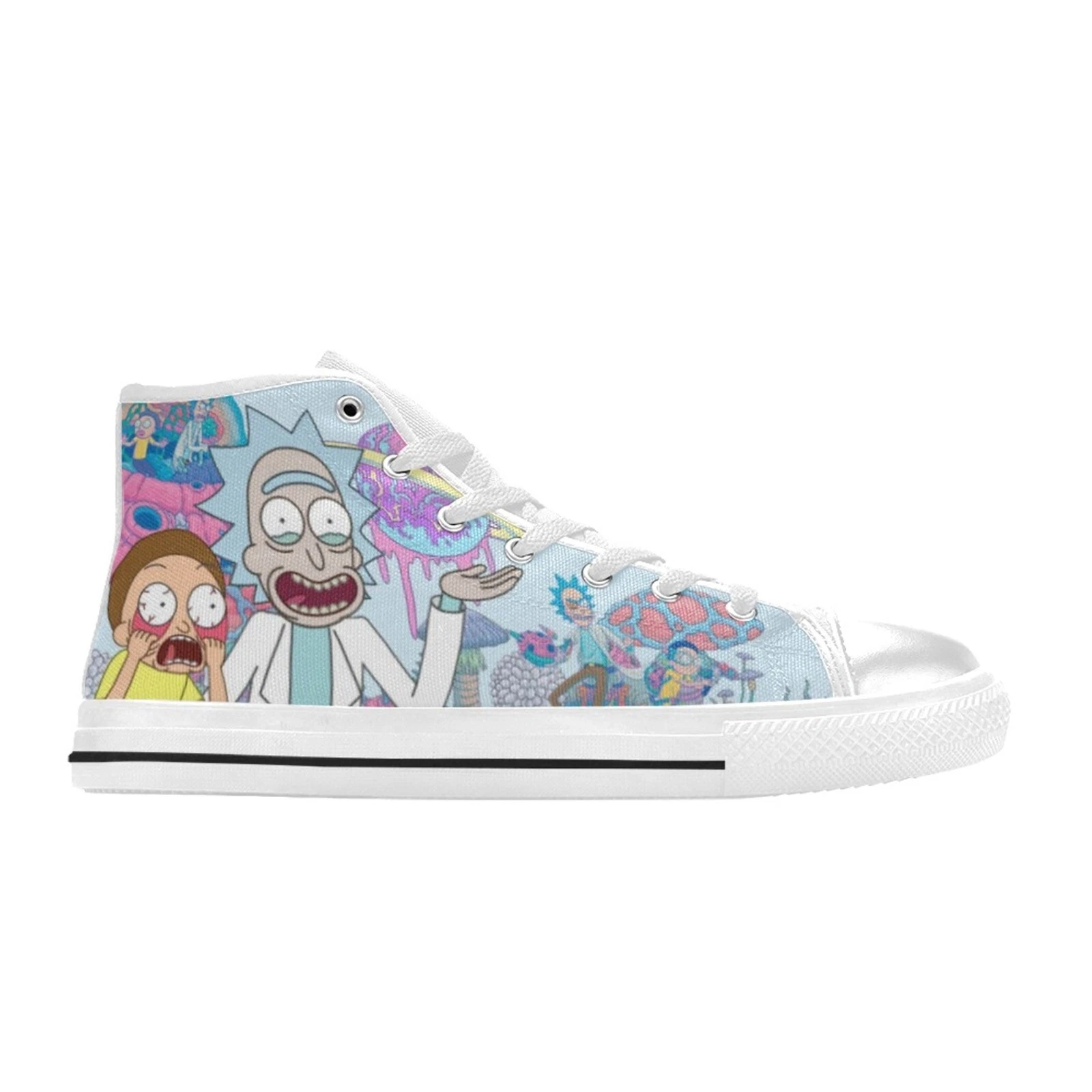 Rick & Rickandmorty High Top Canvas Shoes