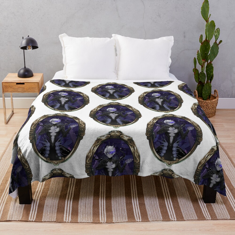 Overblot! Azul Ashengrotto (Twisted Wonderland) Throw Blanket
