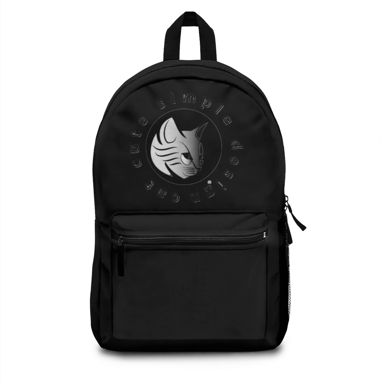 cat cute simple design Backpacks