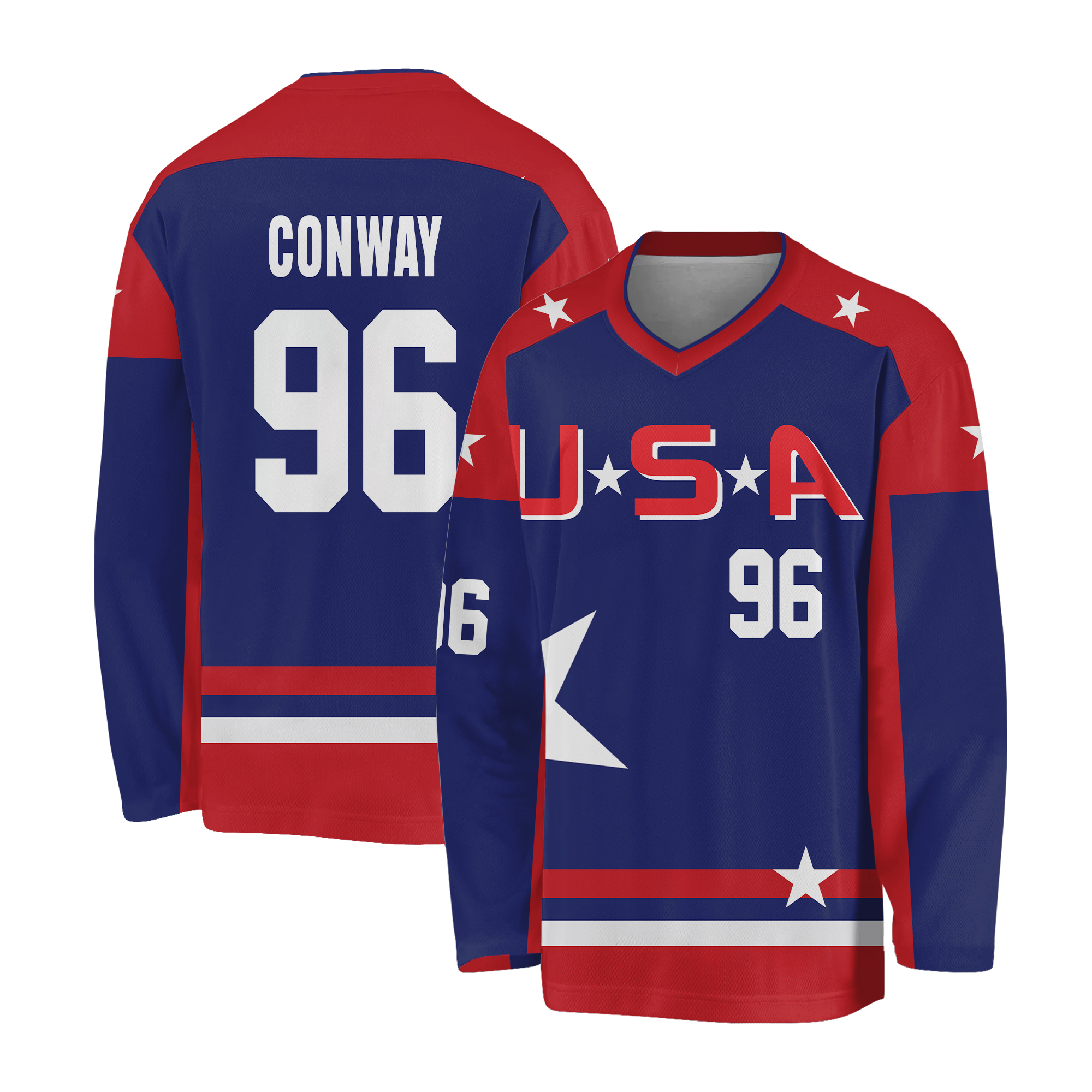 USA Hockey Jersey Vintage USA Hockey Jersey