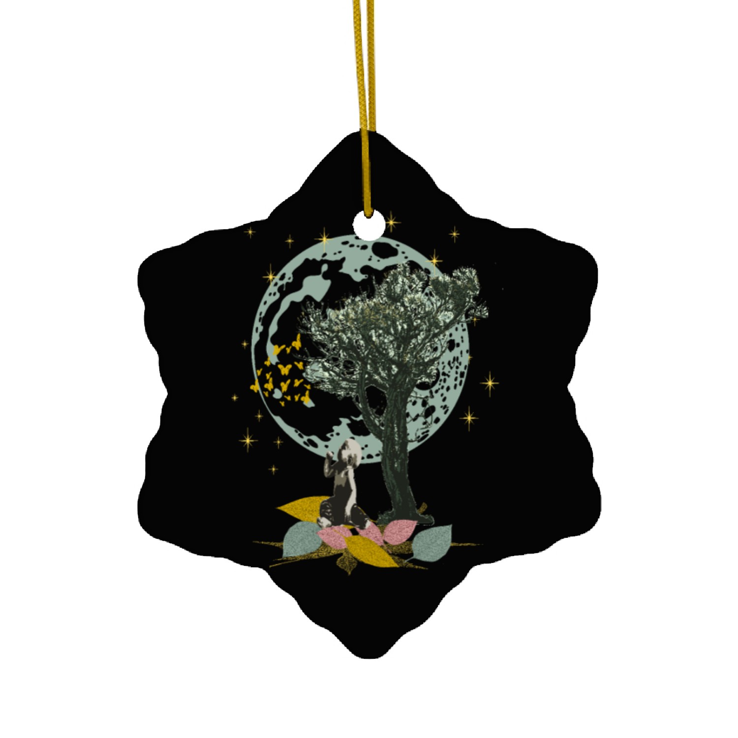 mystical nature Ceramic Ornaments