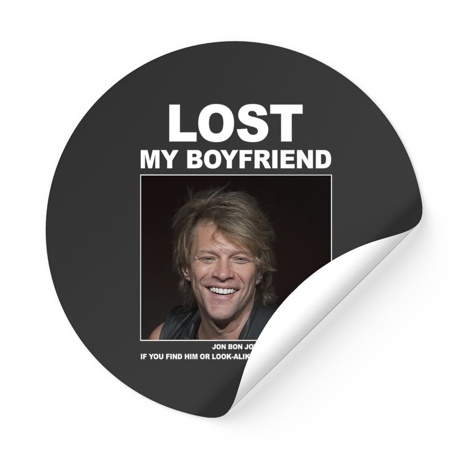 Jon Bon Jovi Sticker