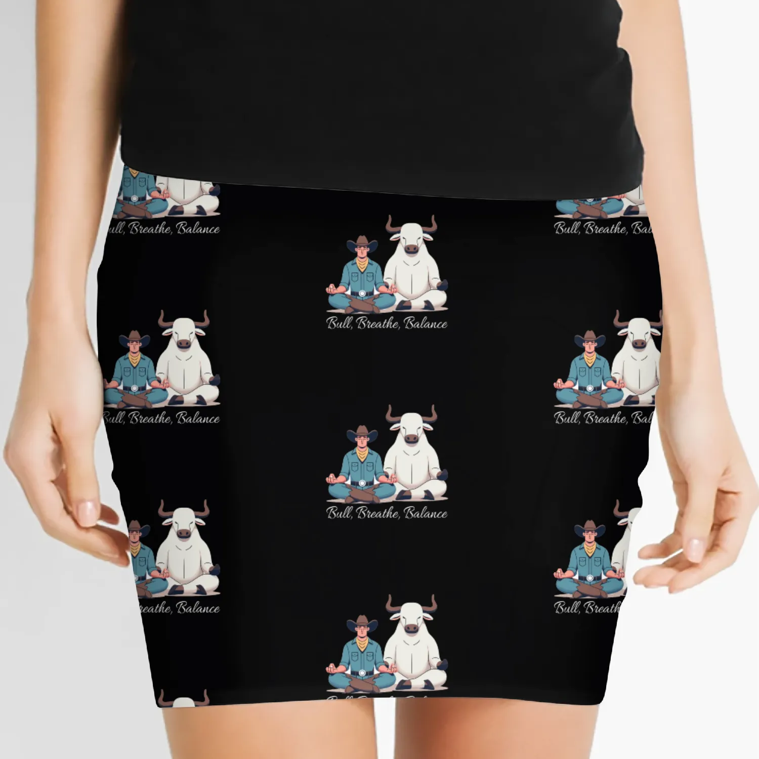 Rodeo Bull Riding Livestock Show Farmer Cattle Women's Mini Skirts