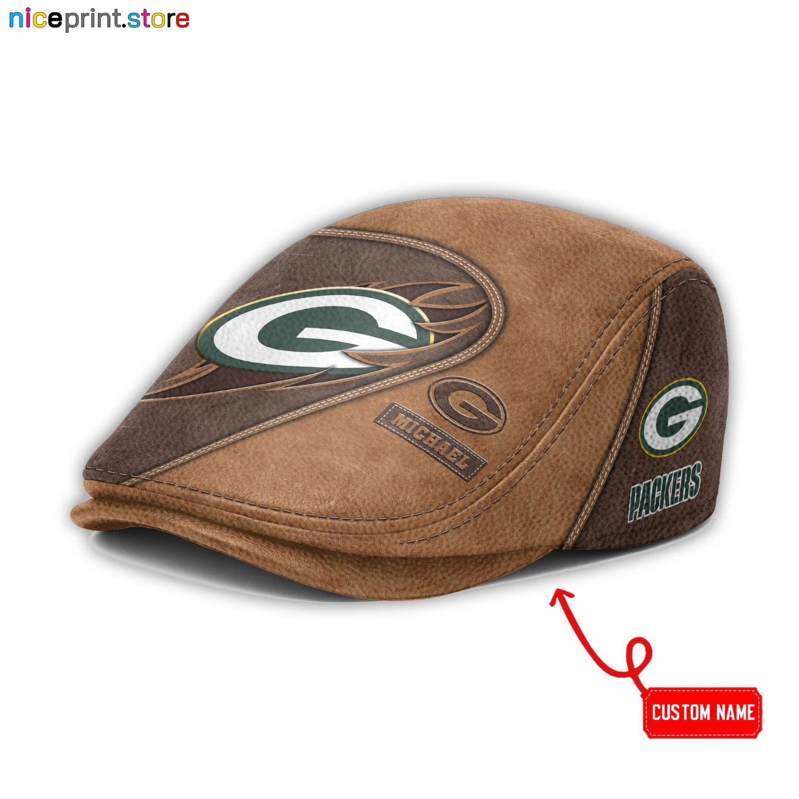 Cap Green Bay Team Packers Jeff Cap football Newsboy Cap Golf Cap football FlatCap