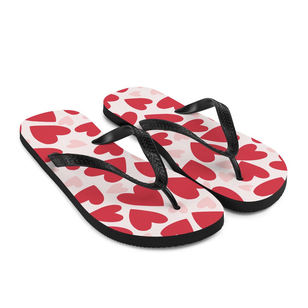 Flip-Flops - Lots of Hearts