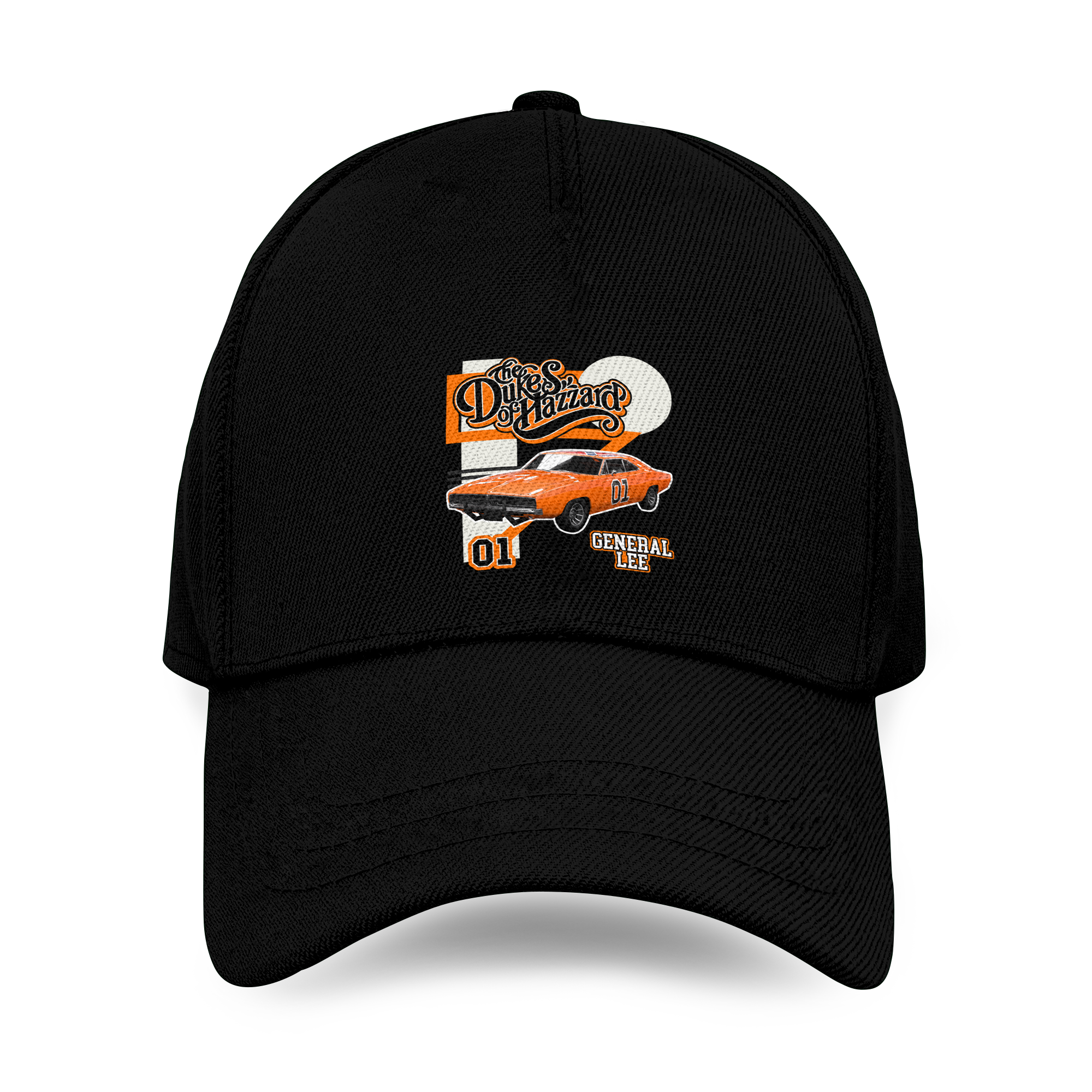 Retro Style General Lee Hazzard Racing Design - Dukes Of Hazzard Baseball Cap