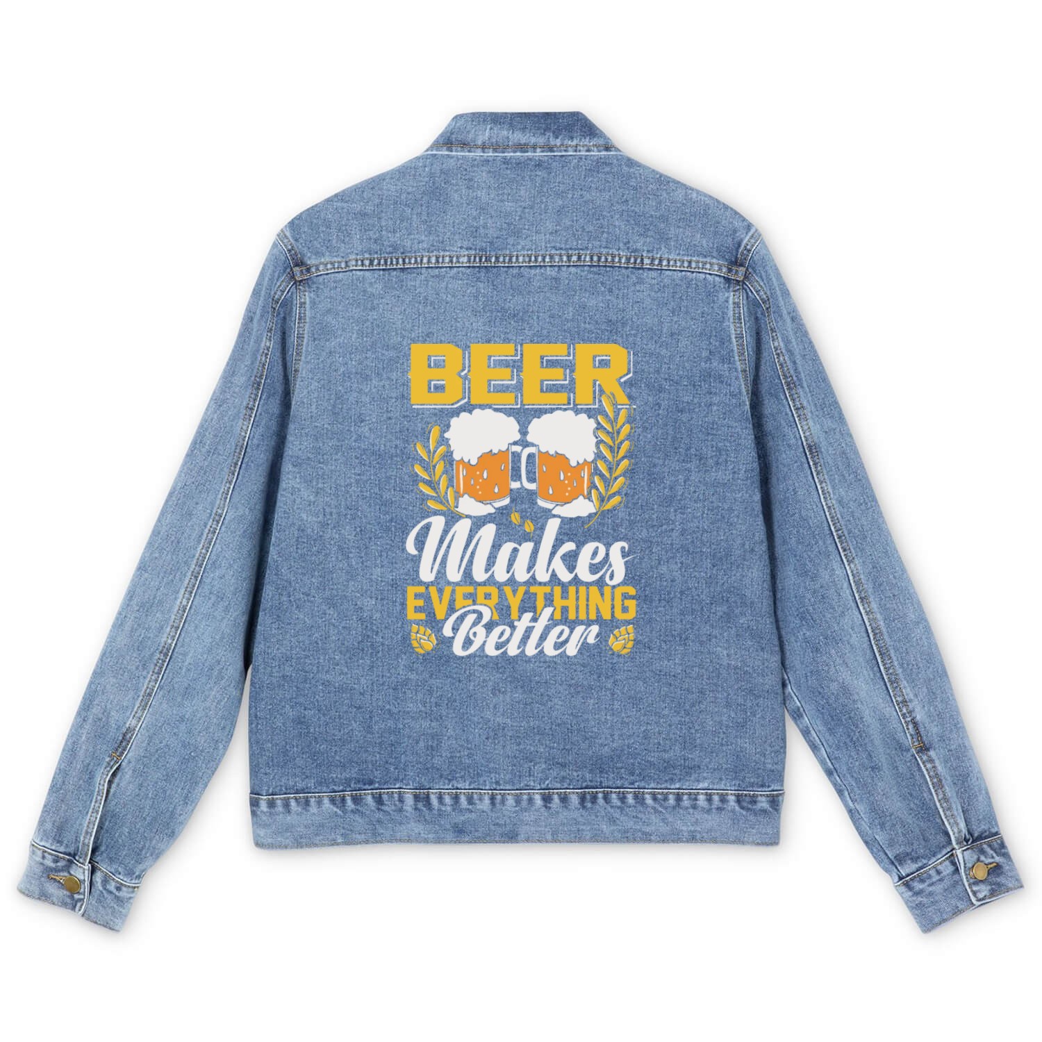 Beer Men's Denim Jackets