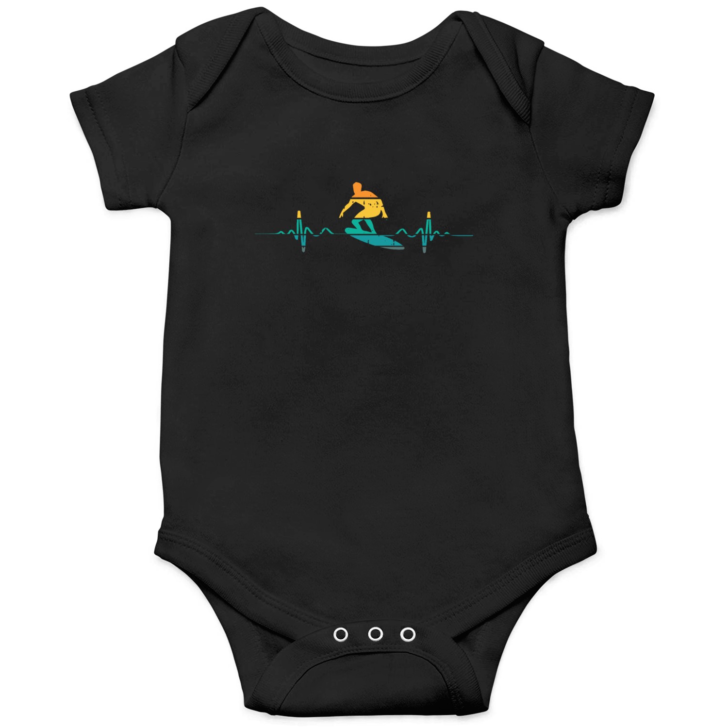 Surfer's Heartbeat Onesies