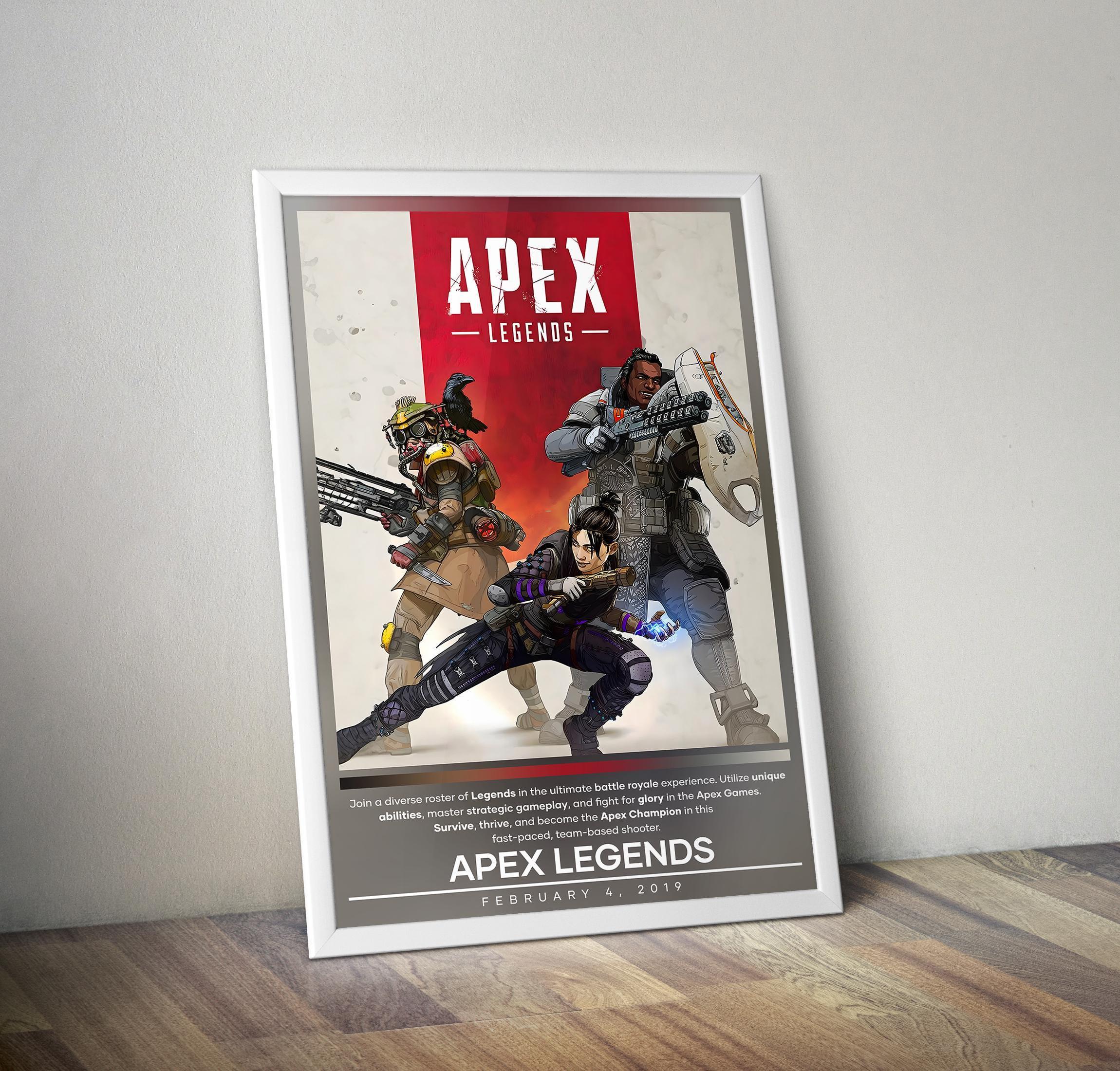 Apex Legends Poster | Apex Legends | Gaming Posters | Video Game Poster | Wall Decor Poster
