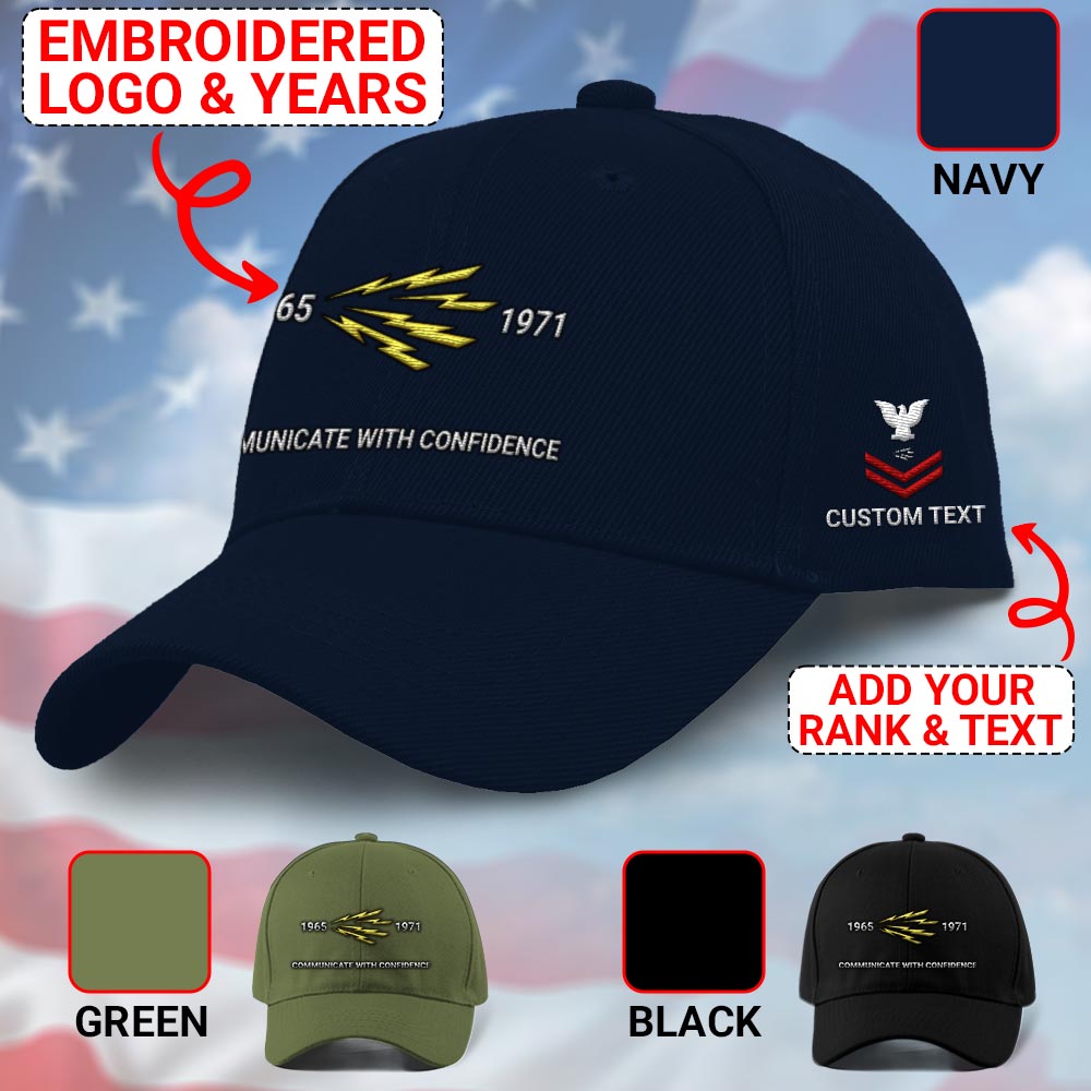 Navy Radioman Embroidered Baseball Cap