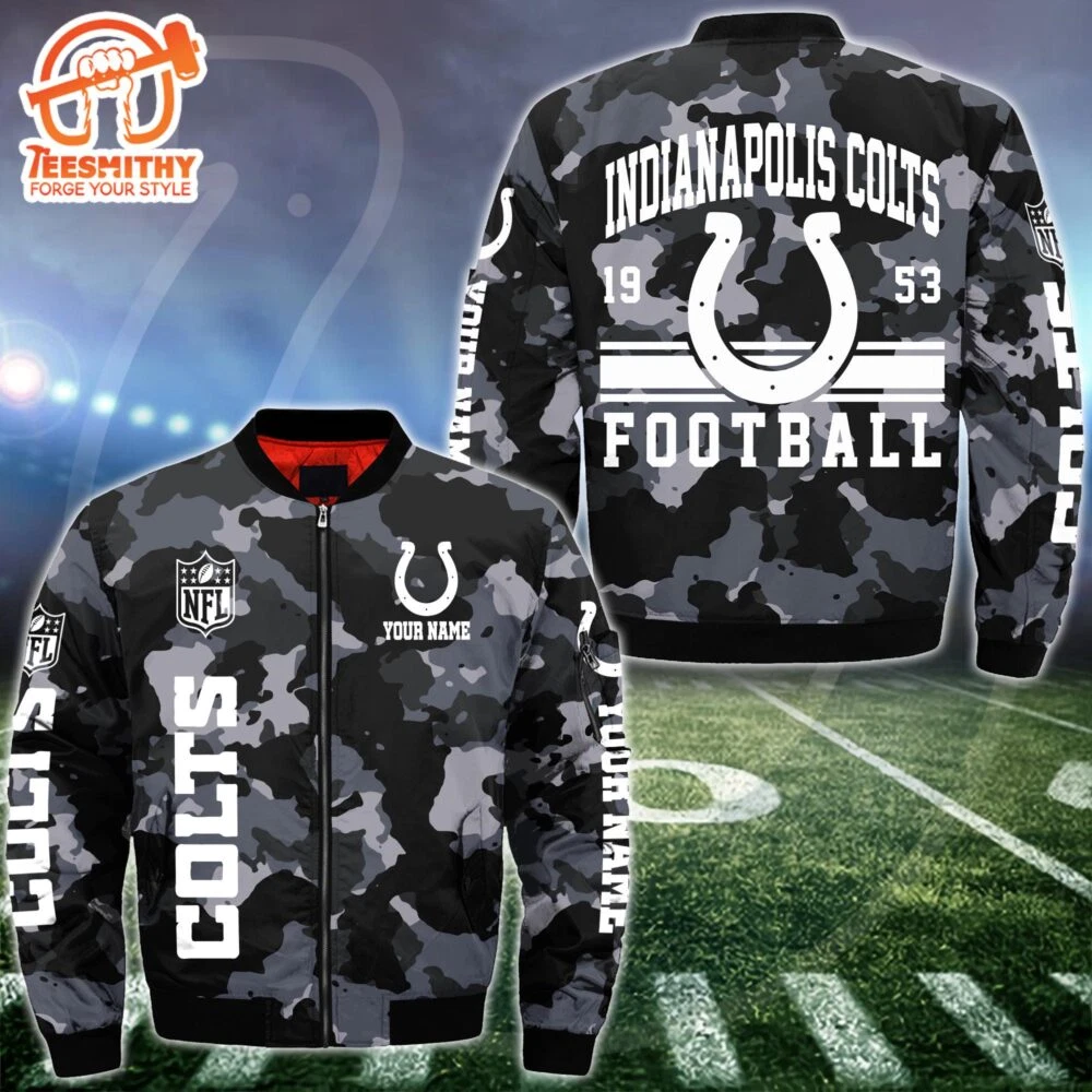 Custom Indianapolis Colt Bomber Jacket Gift For Christmas