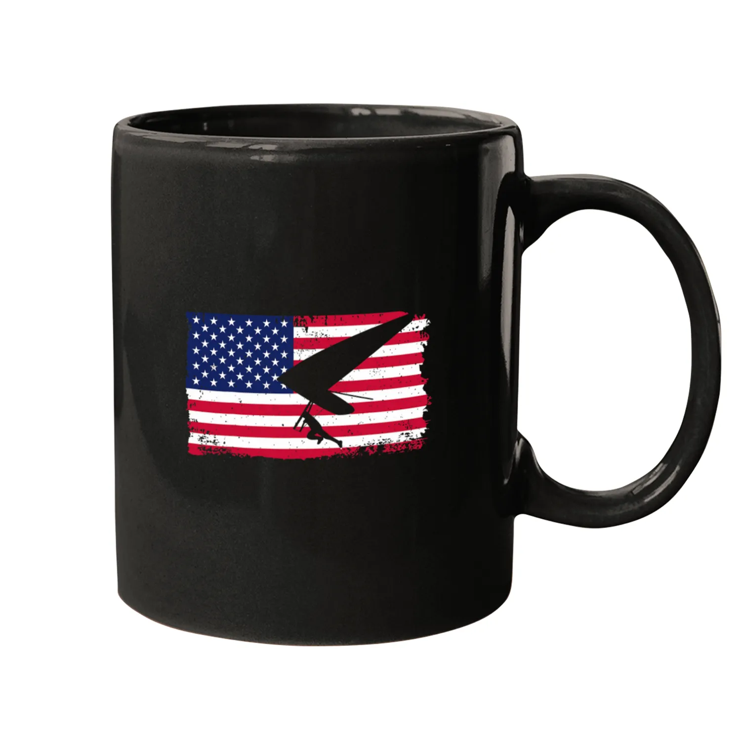 HANG GLIDER FLAG USA Mugs