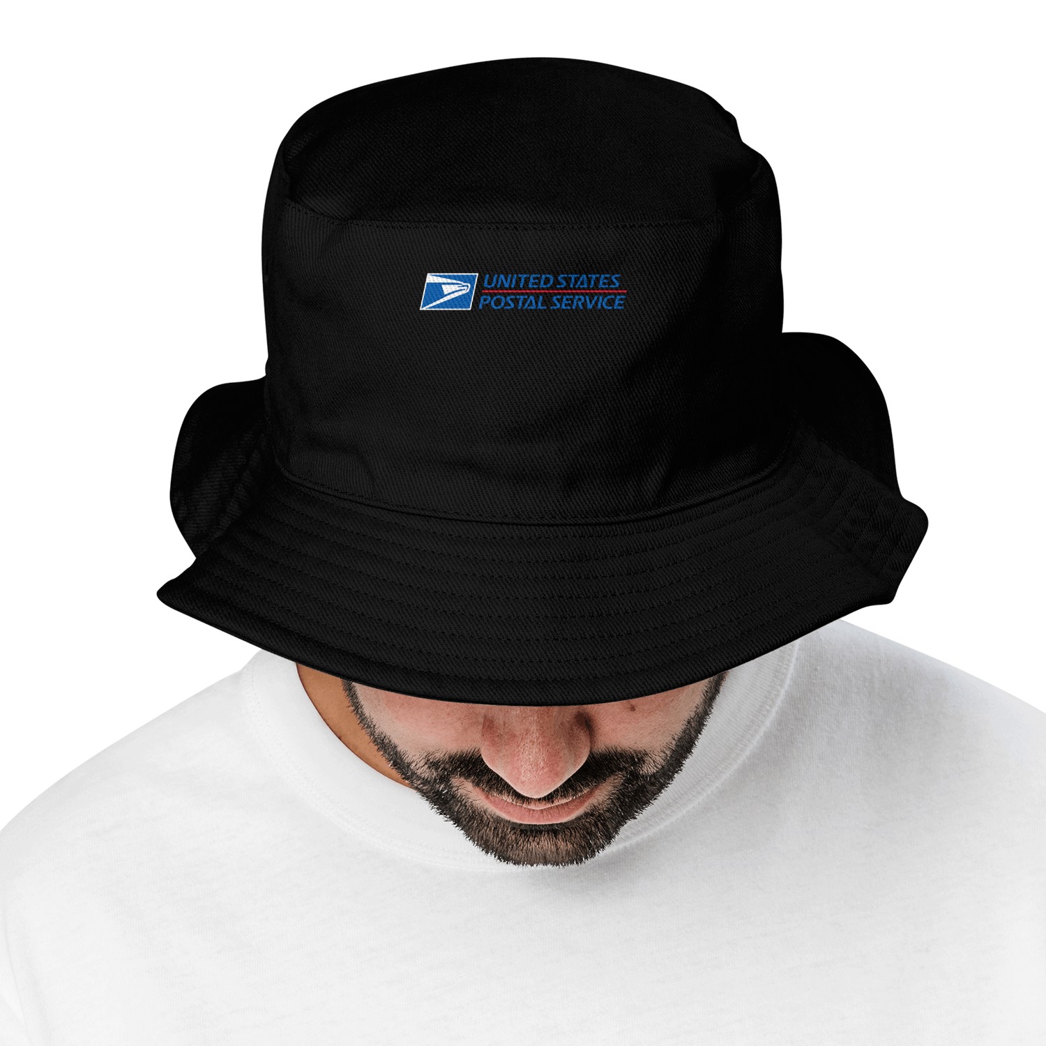 Postal Service Bucket Hats, NOT Vinyl, Navy Bucket Hats, Postal Service Mailer Bucket Hats, Mailer Bucket Hats