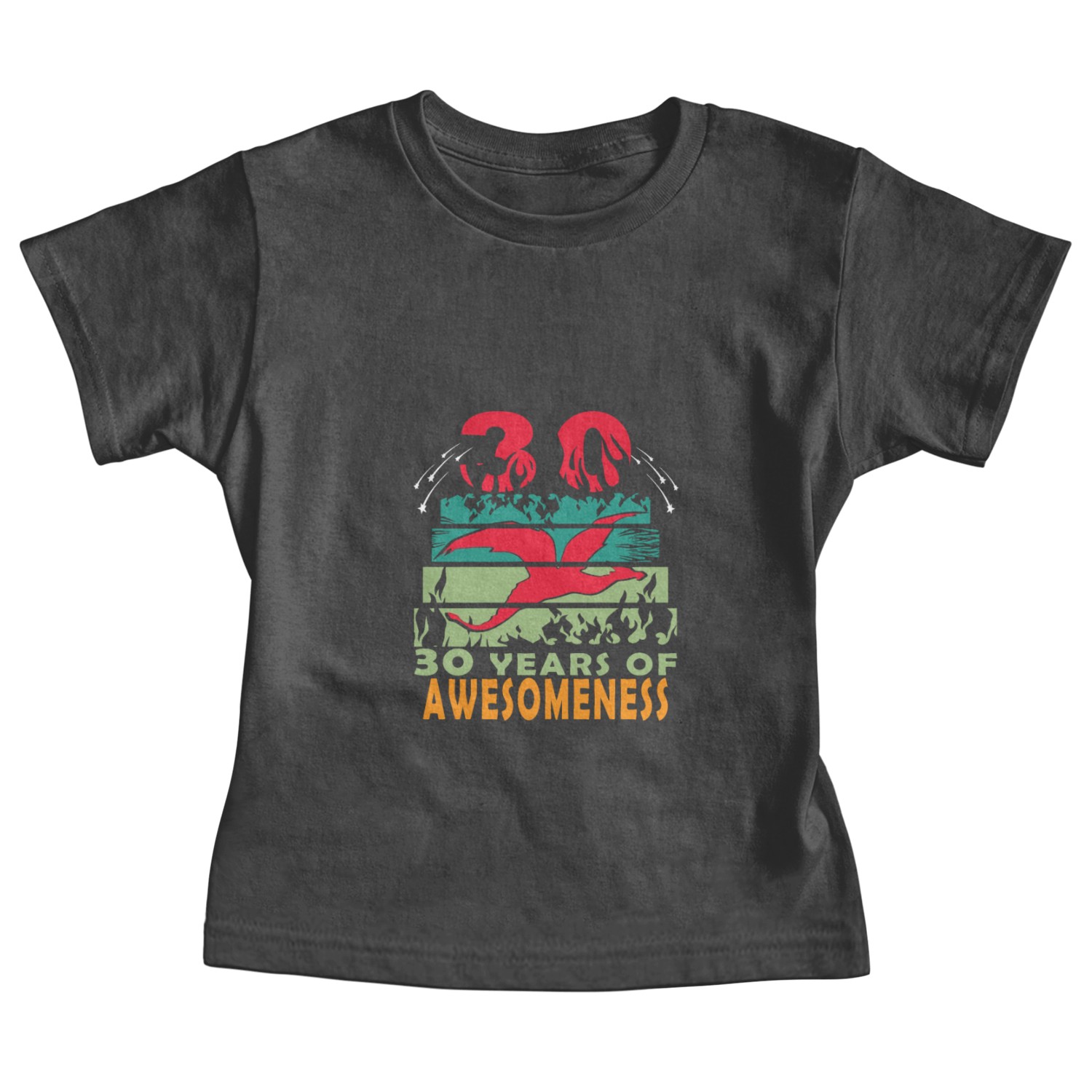 30 Vintage Dragon Birthday Fantasy Baby Tees