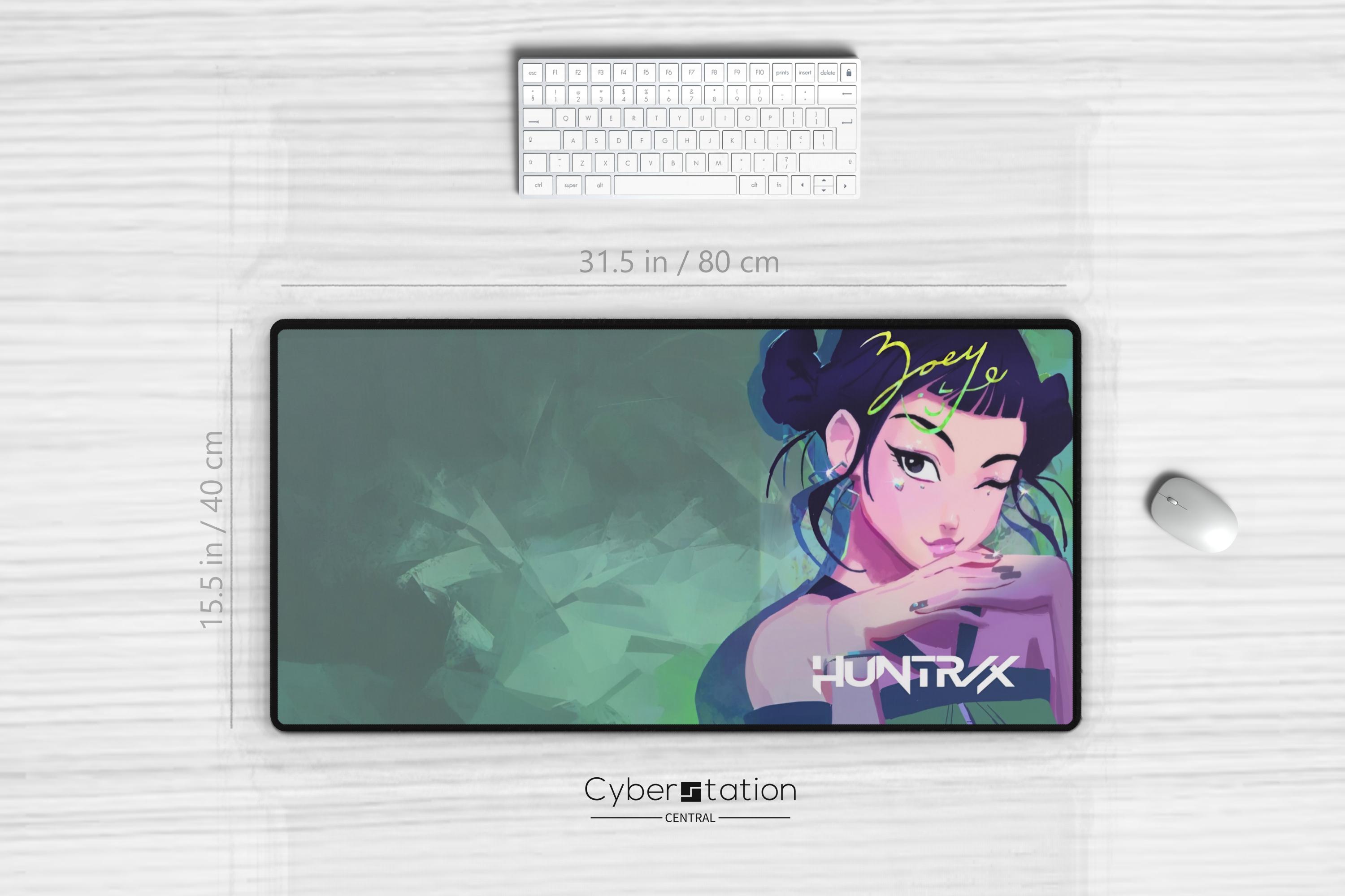 KPoP Demon Hunters - Gaming Desk Mat | ZOEY solo | 31.5 x 15.5 in / 22x 12in - Huntrix | Gift Idea