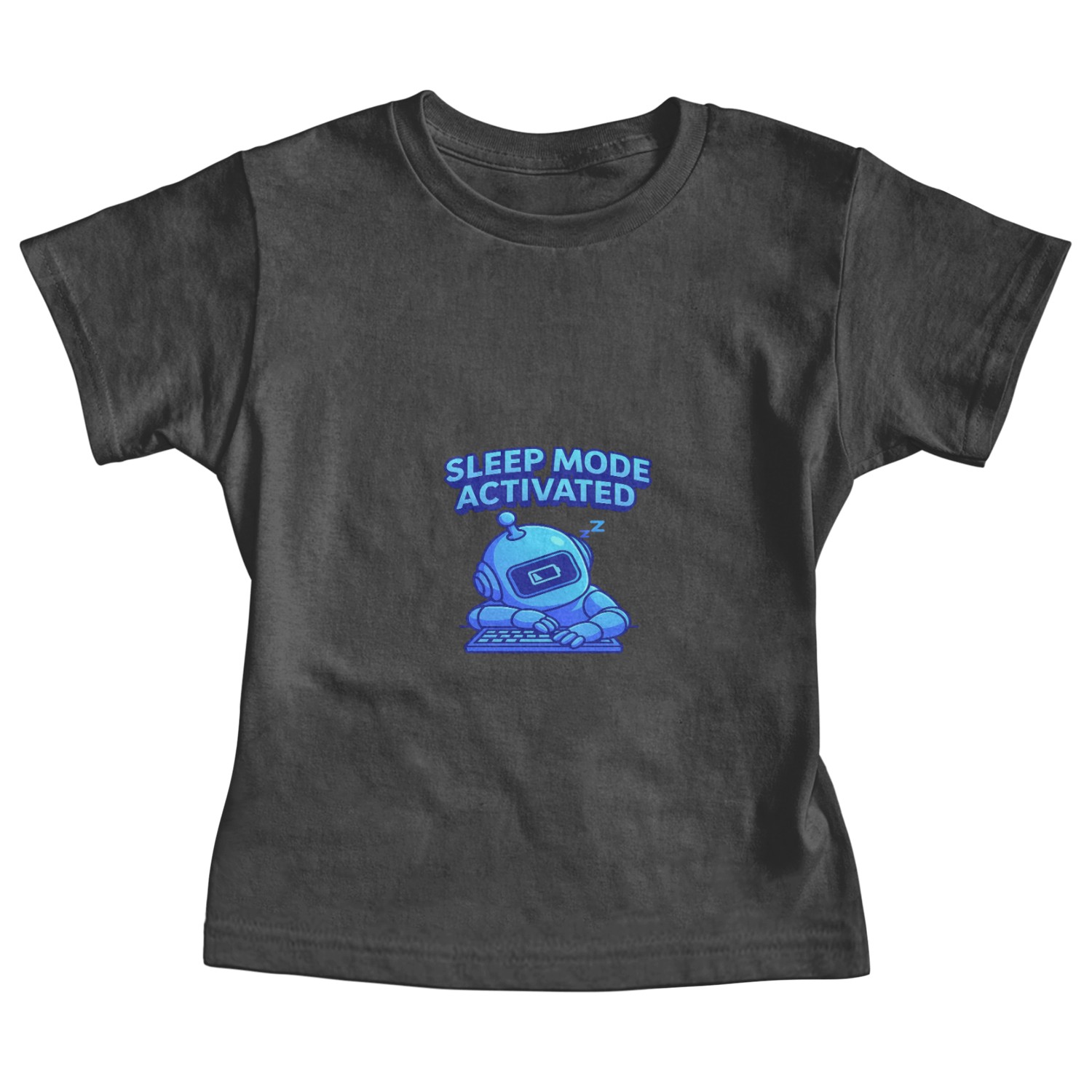 Sleep Mode Activated Robot Baby Tees