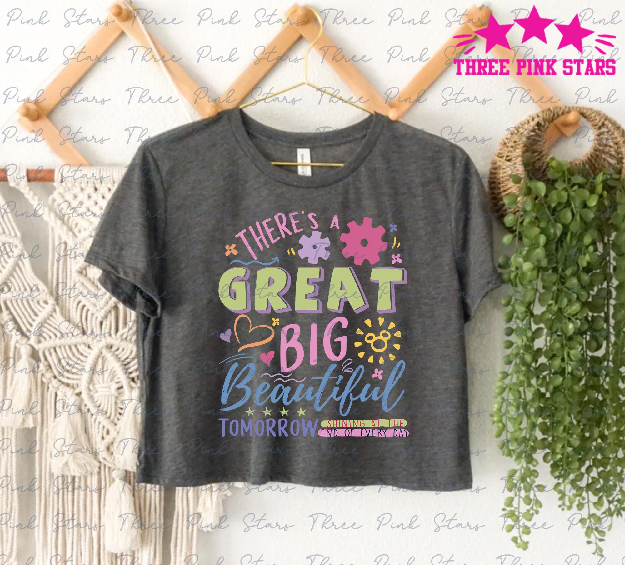 Carousel of Progress Crop Top, Great Big Beautiful Tomorrow Ride Crop Top